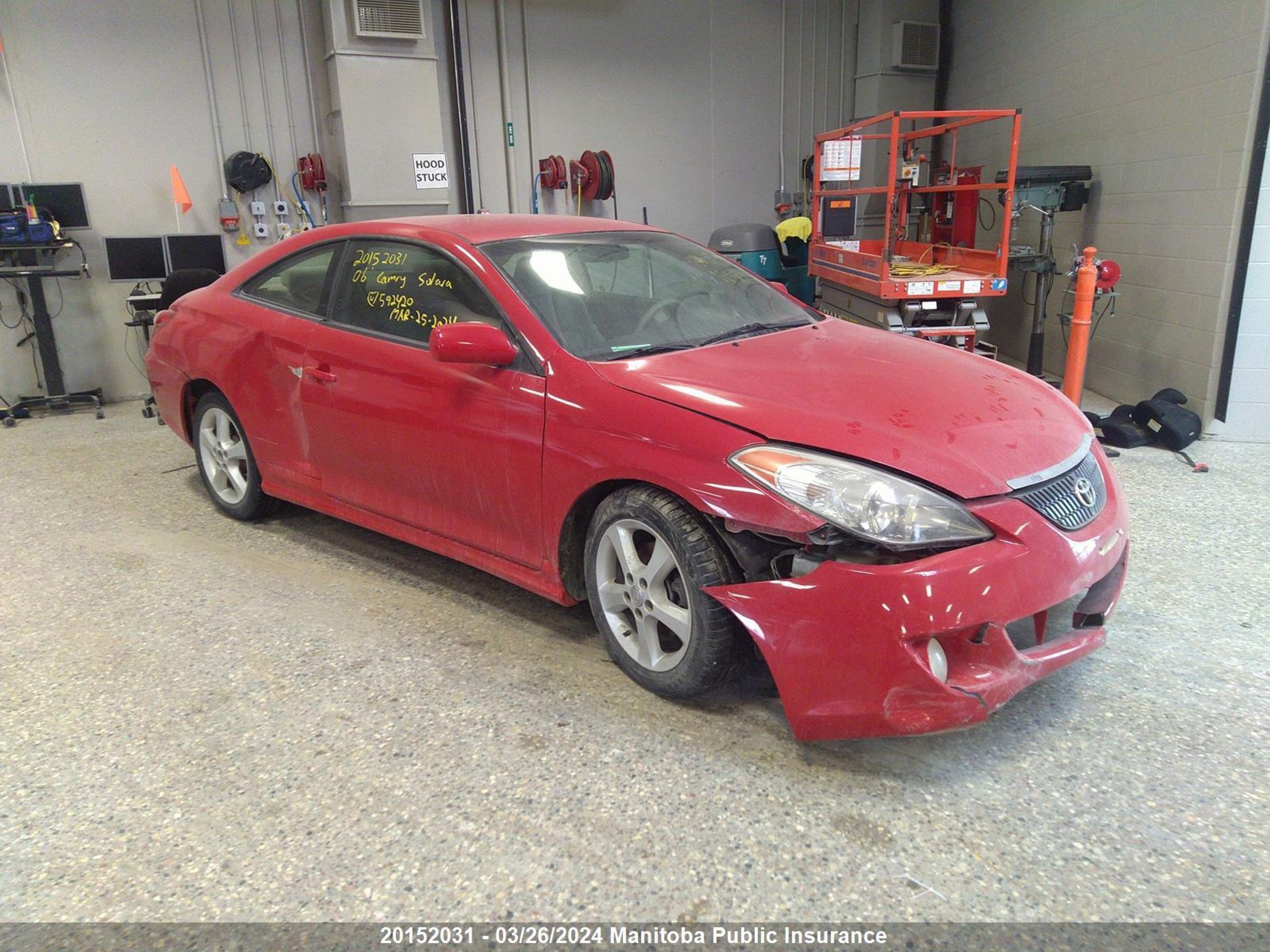 TOYOTA CAMRY SOLARA 2006 4t1ce38p06u592420