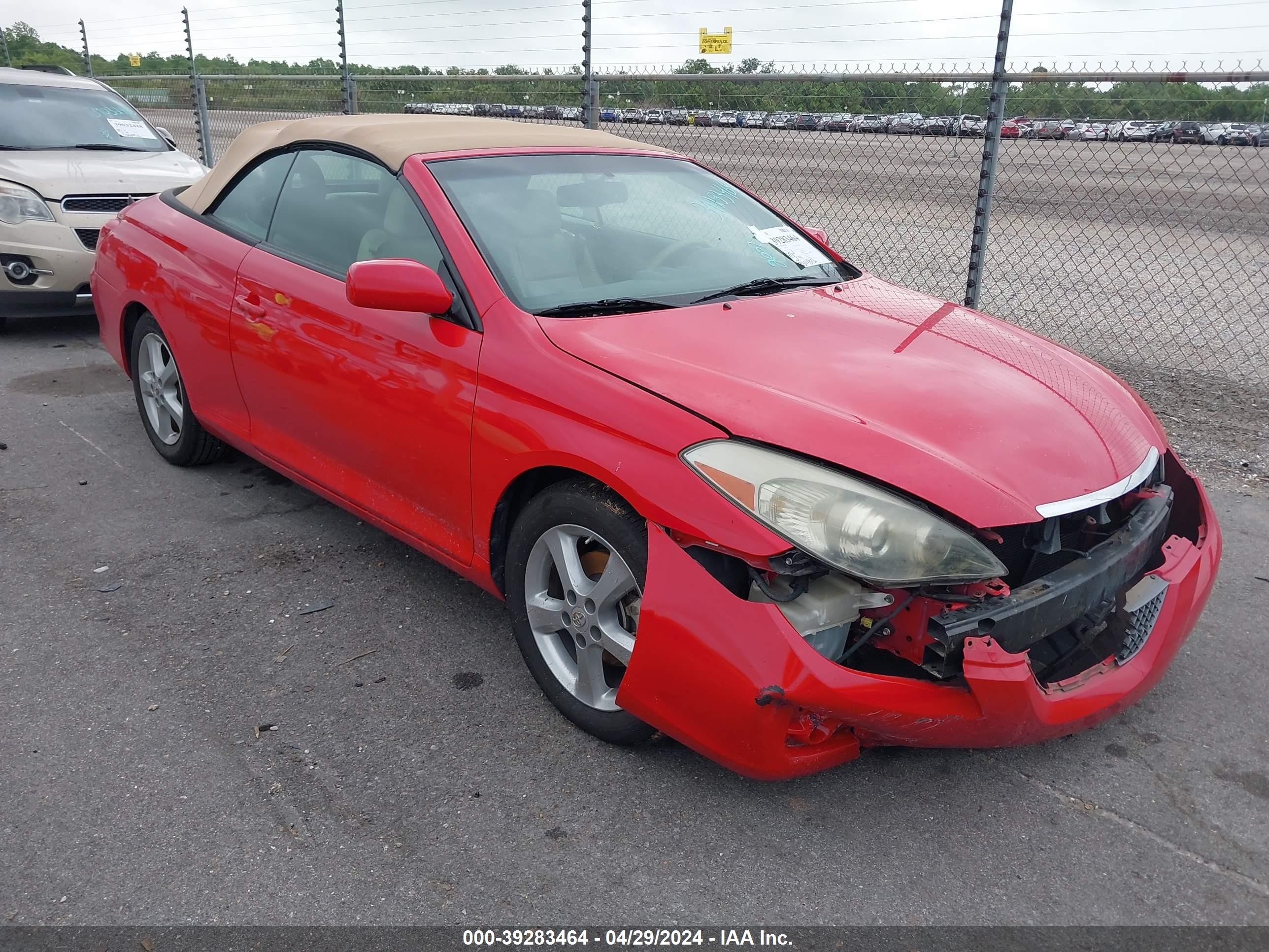 TOYOTA CAMRY SOLARA 2007 4t1fa38p07u119353