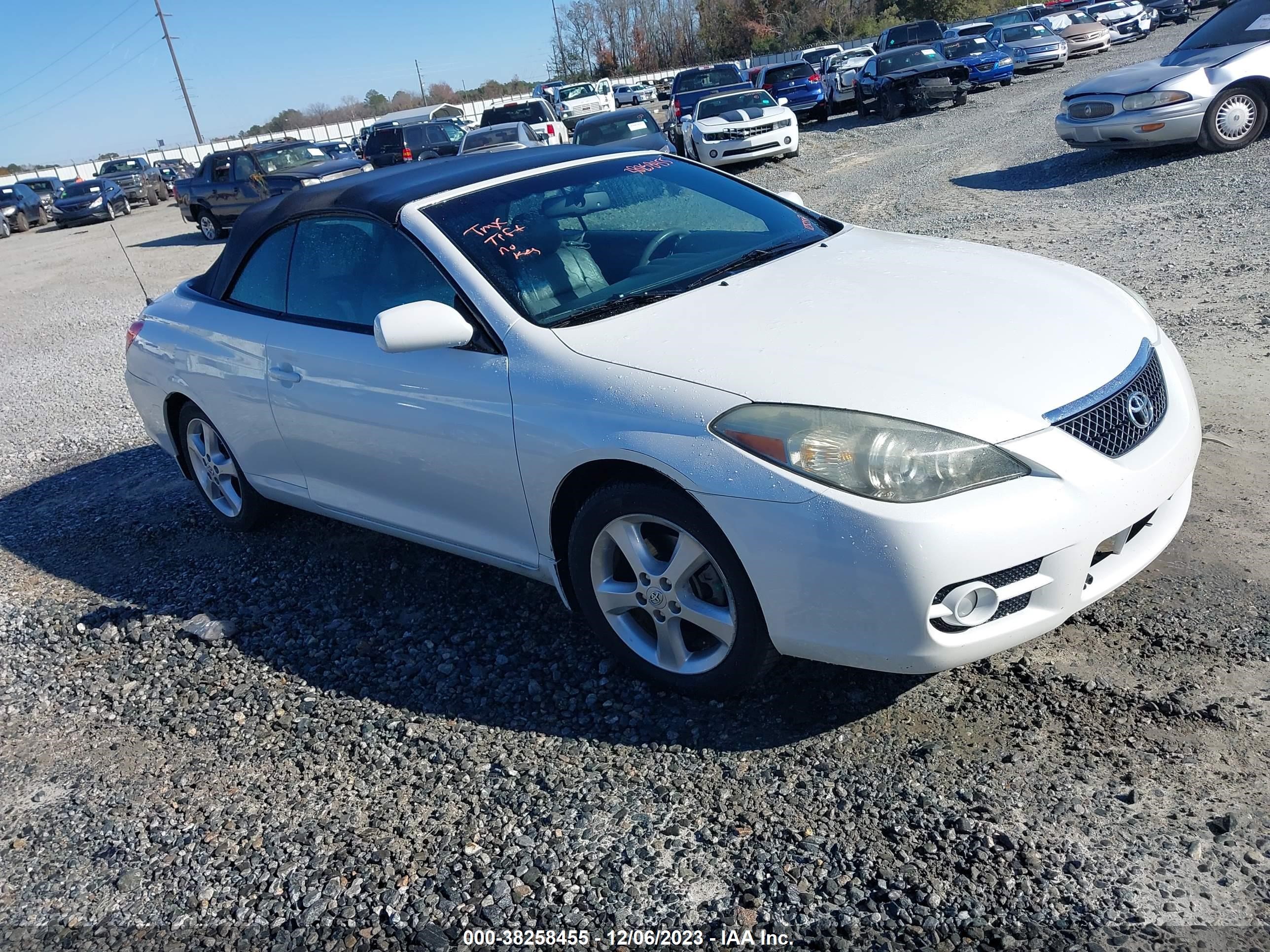 TOYOTA CAMRY SOLARA 2007 4t1fa38p17u125257