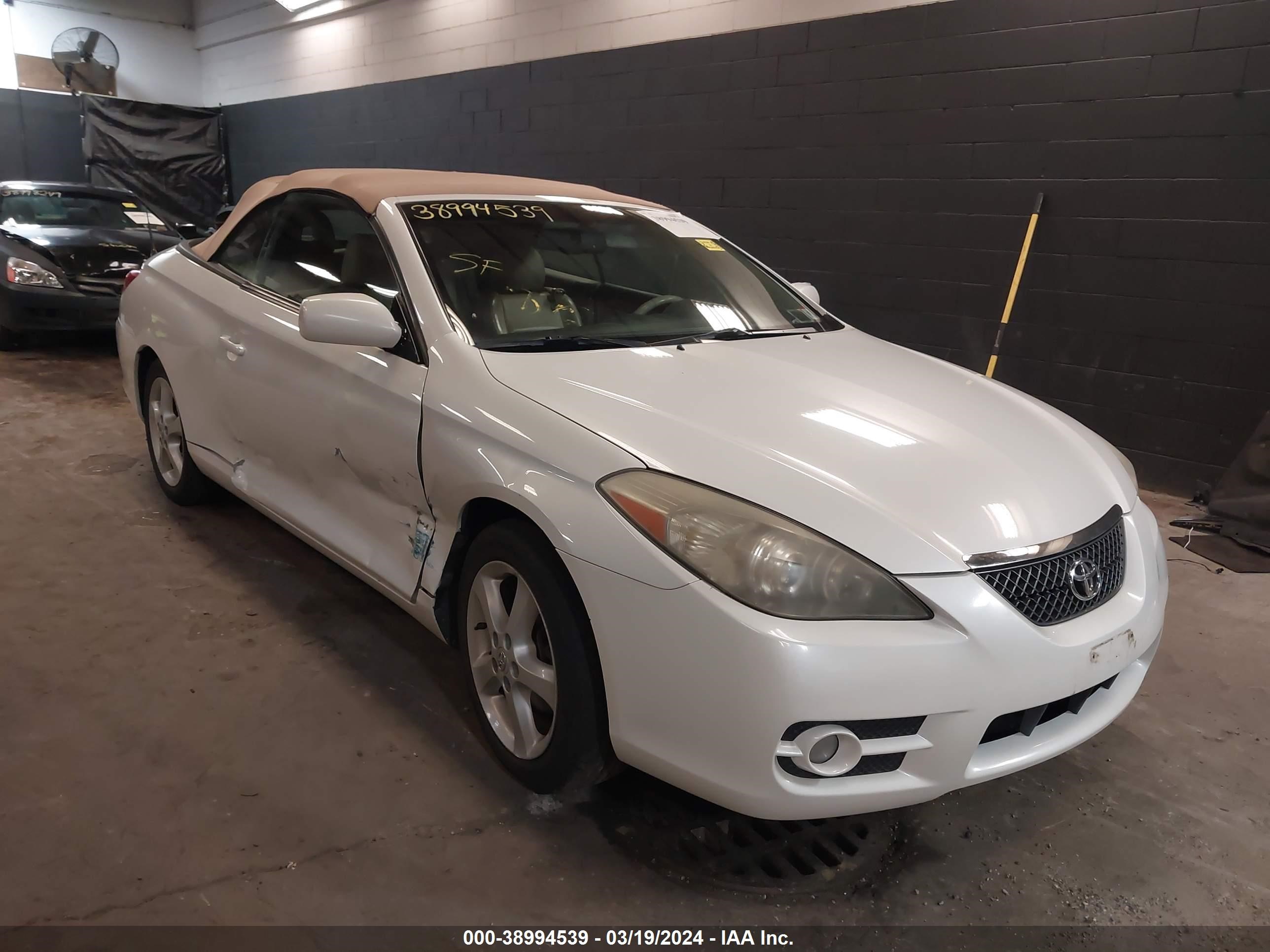 TOYOTA CAMRY SOLARA 2007 4t1fa38p27u130127