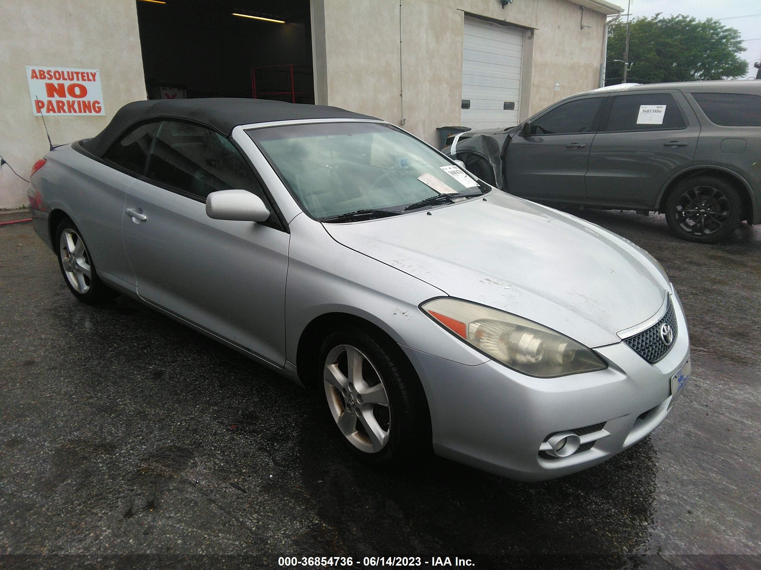 TOYOTA CAMRY SOLARA 2007 4t1fa38p27u132105