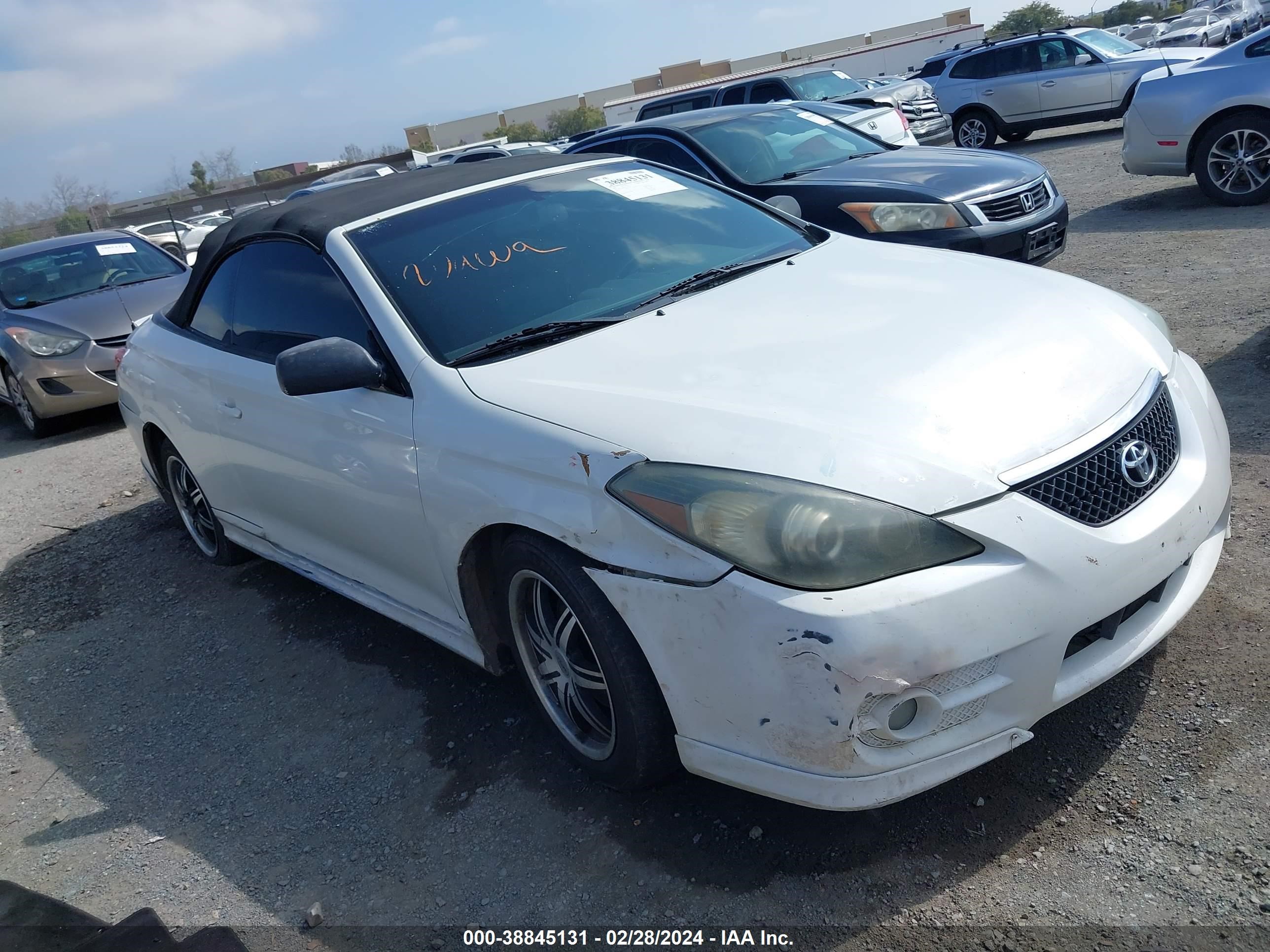 TOYOTA CAMRY SOLARA 2008 4t1fa38p38u140442