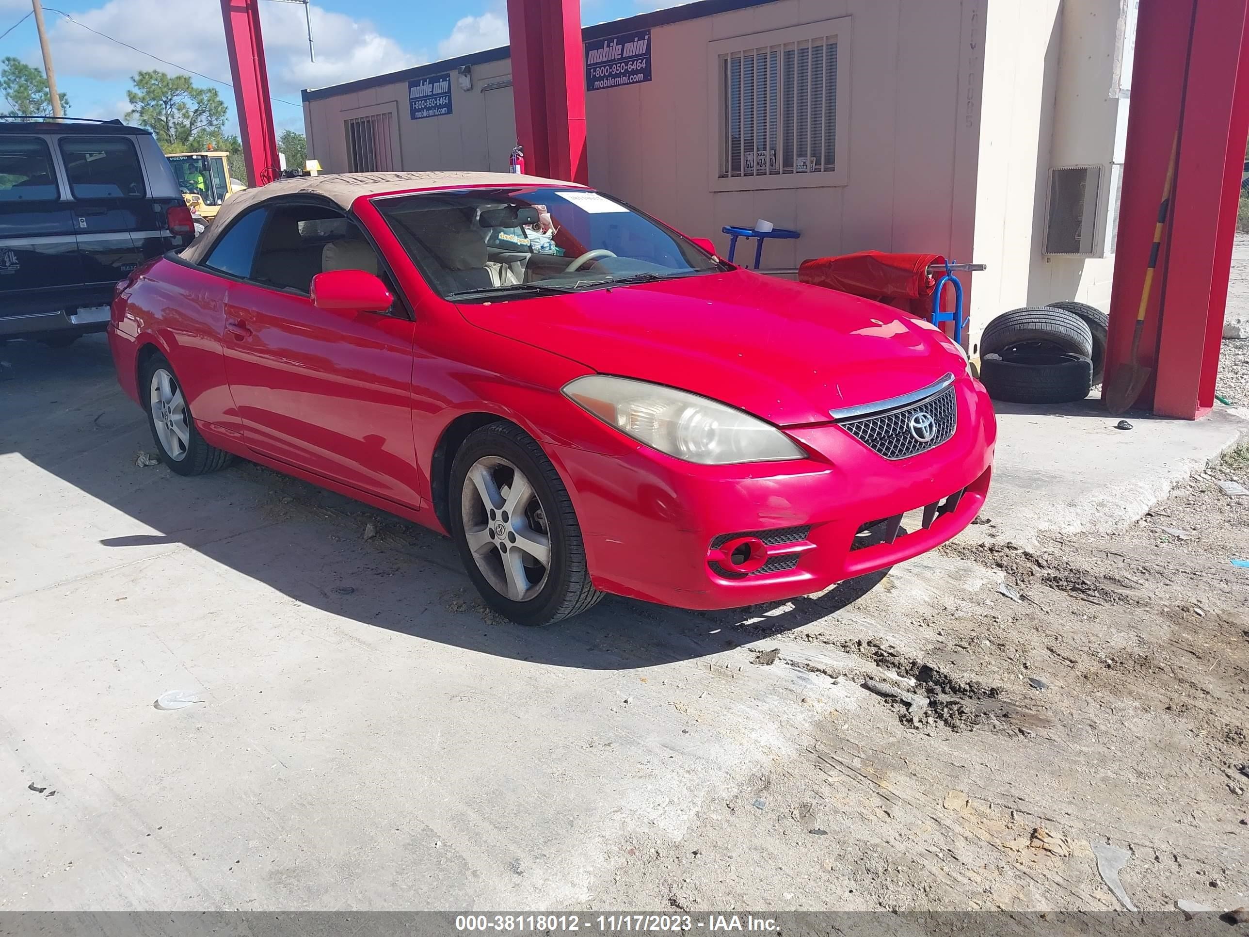 TOYOTA CAMRY SOLARA 2008 4t1fa38p48u159162