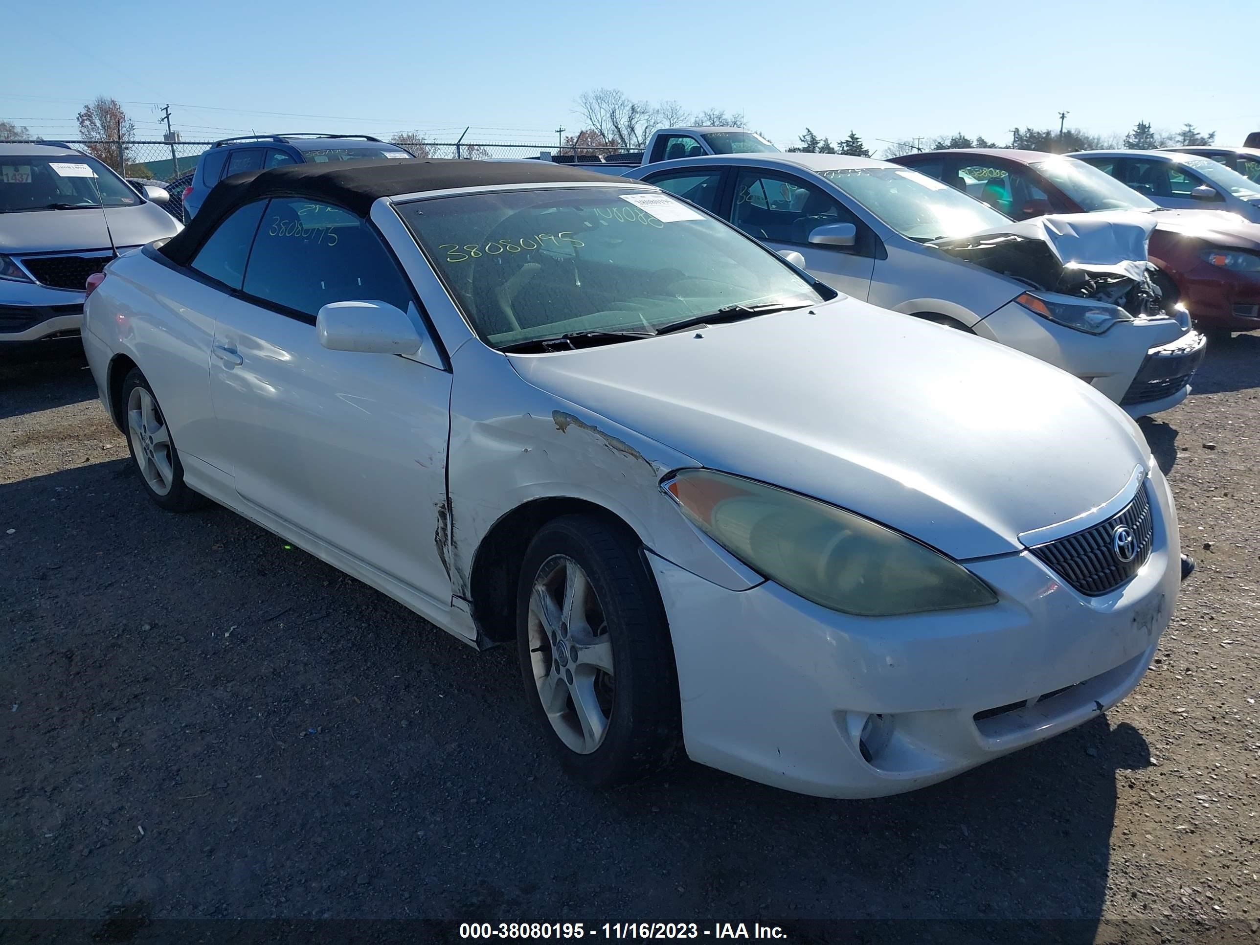 TOYOTA CAMRY SOLARA 2005 4t1fa38p55u050687