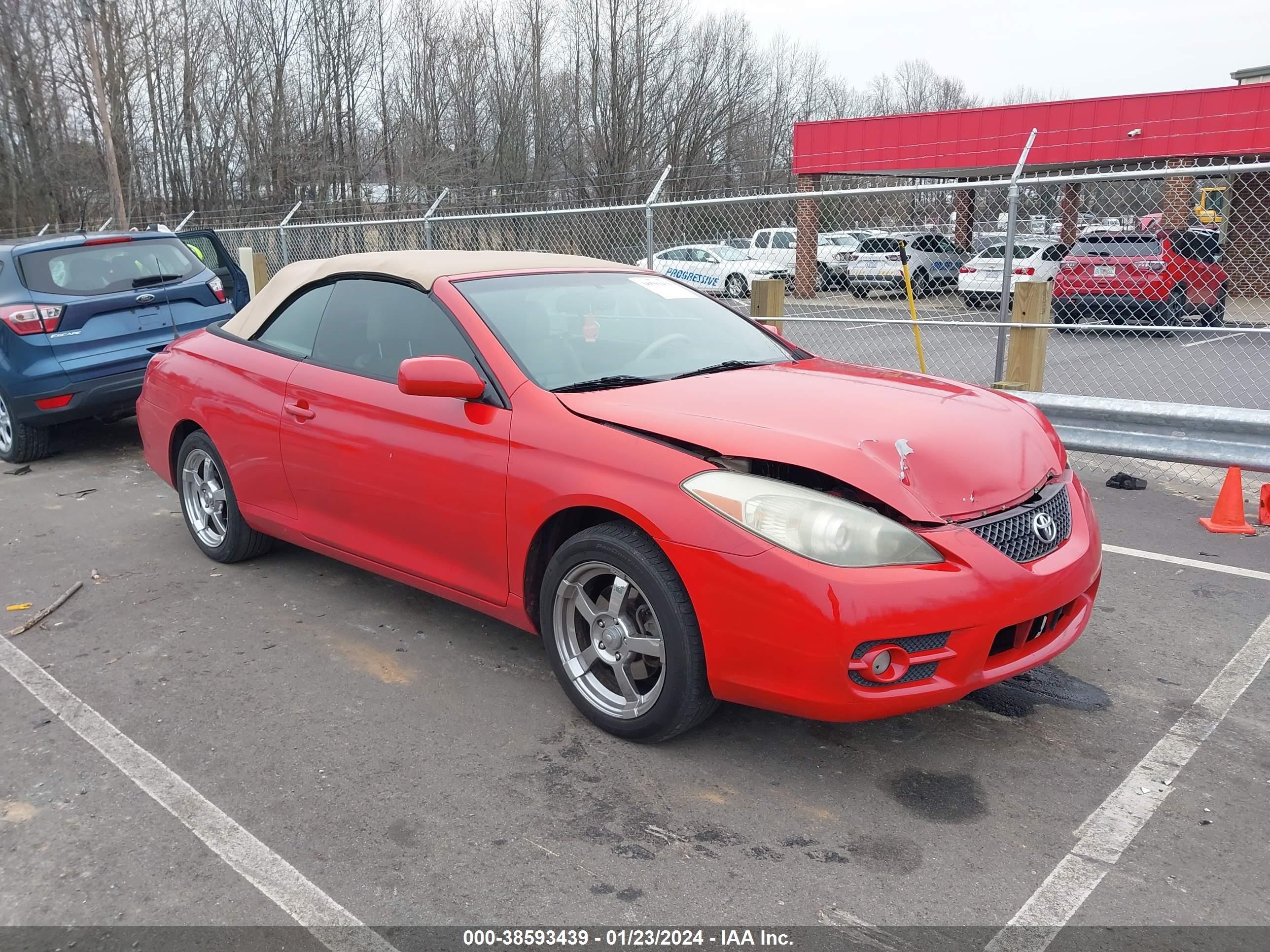 TOYOTA CAMRY SOLARA 2007 4t1fa38p77u132181