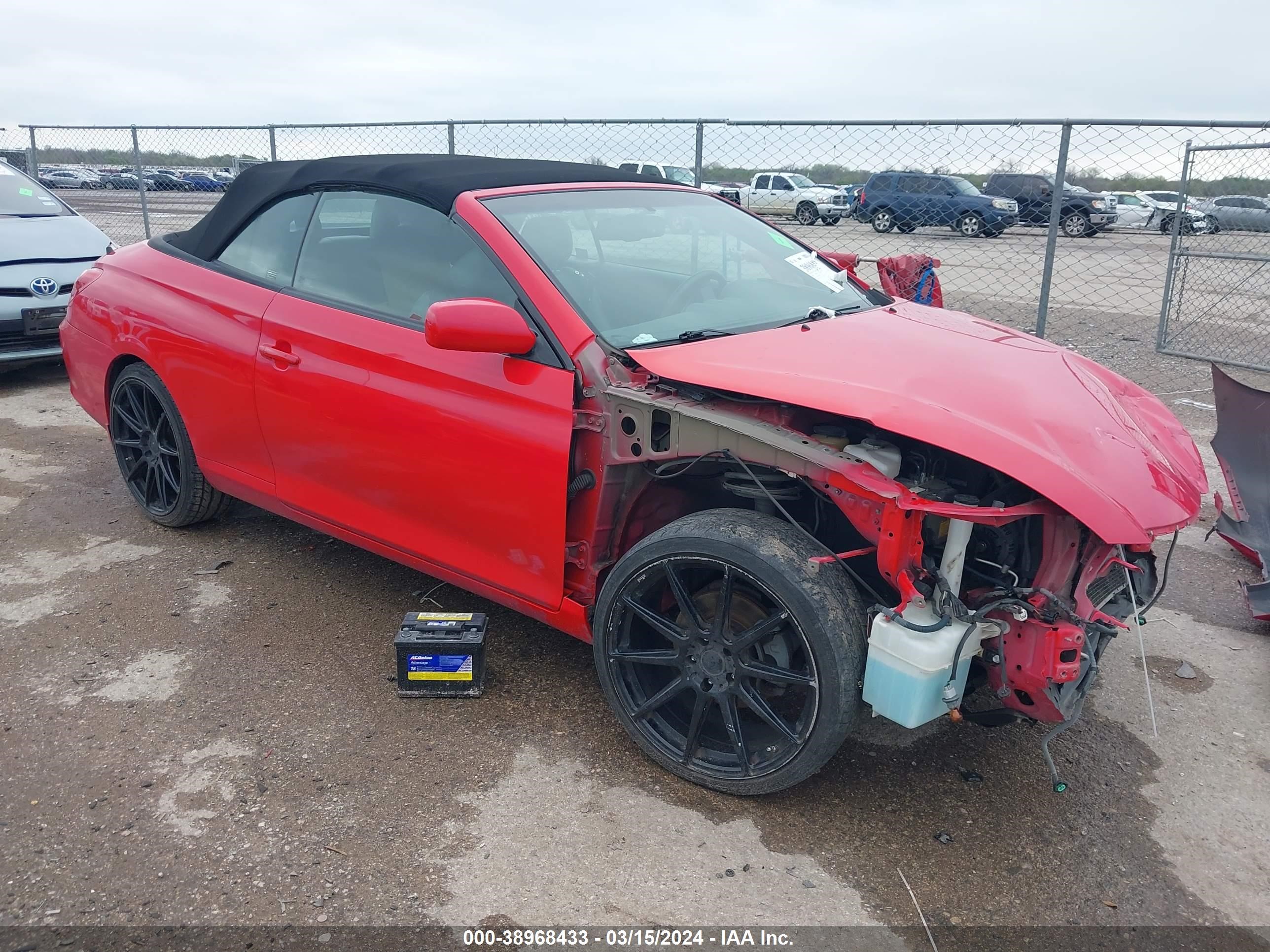 TOYOTA CAMRY SOLARA 2008 4t1fa38p98u151980