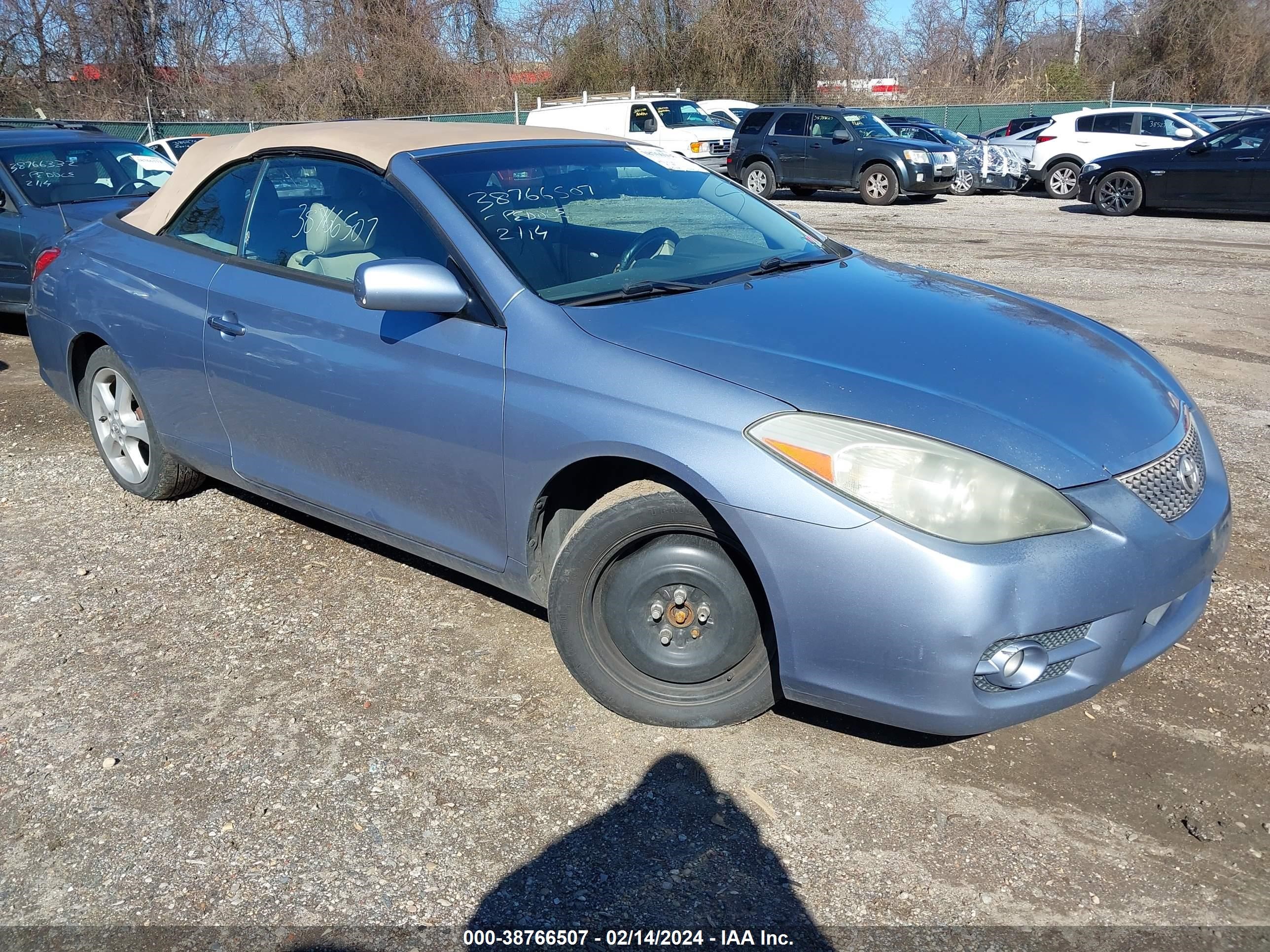 TOYOTA CAMRY SOLARA 2007 4t1fa38px7u116279