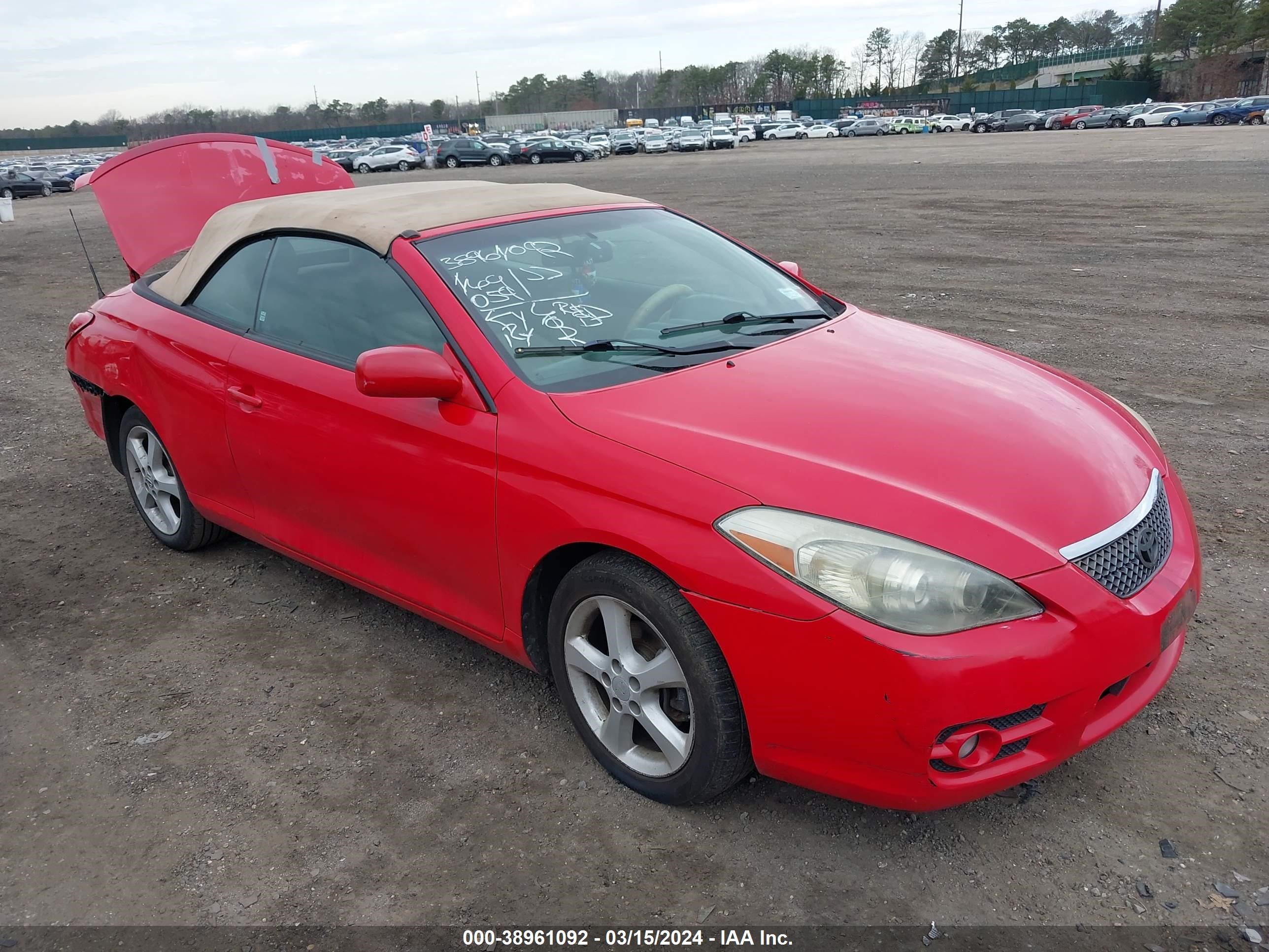 TOYOTA CAMRY SOLARA 2007 4t1fa38px7u128433