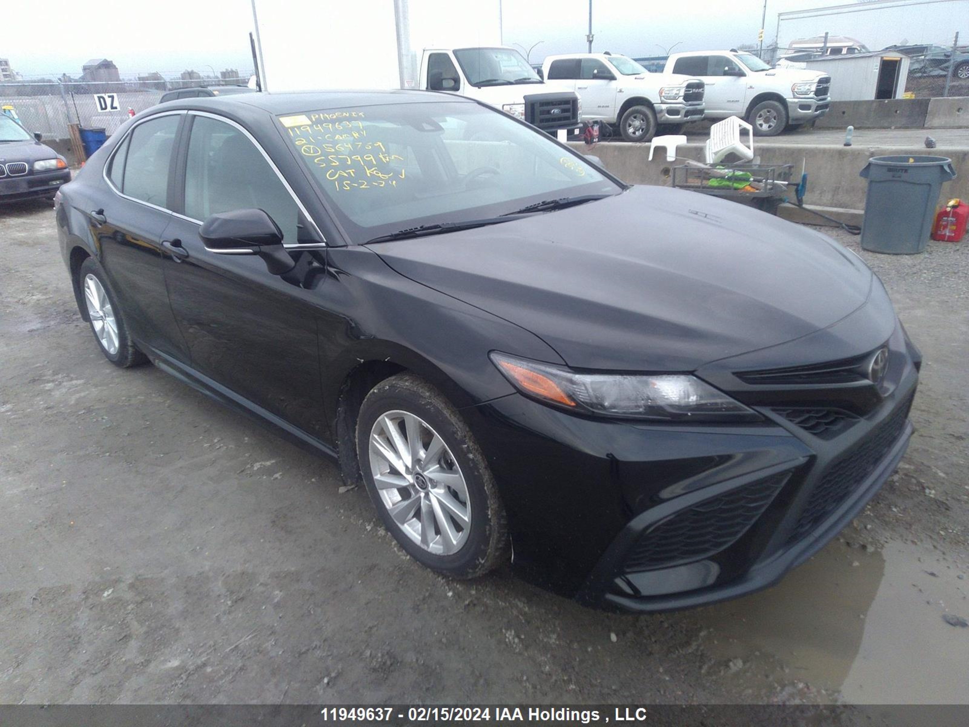 TOYOTA CAMRY 2021 4t1g11ak5mu564769