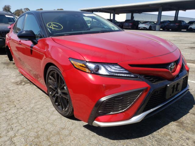 TOYOTA CAMRY TRD 2021 4t1kz1ak8mu054600