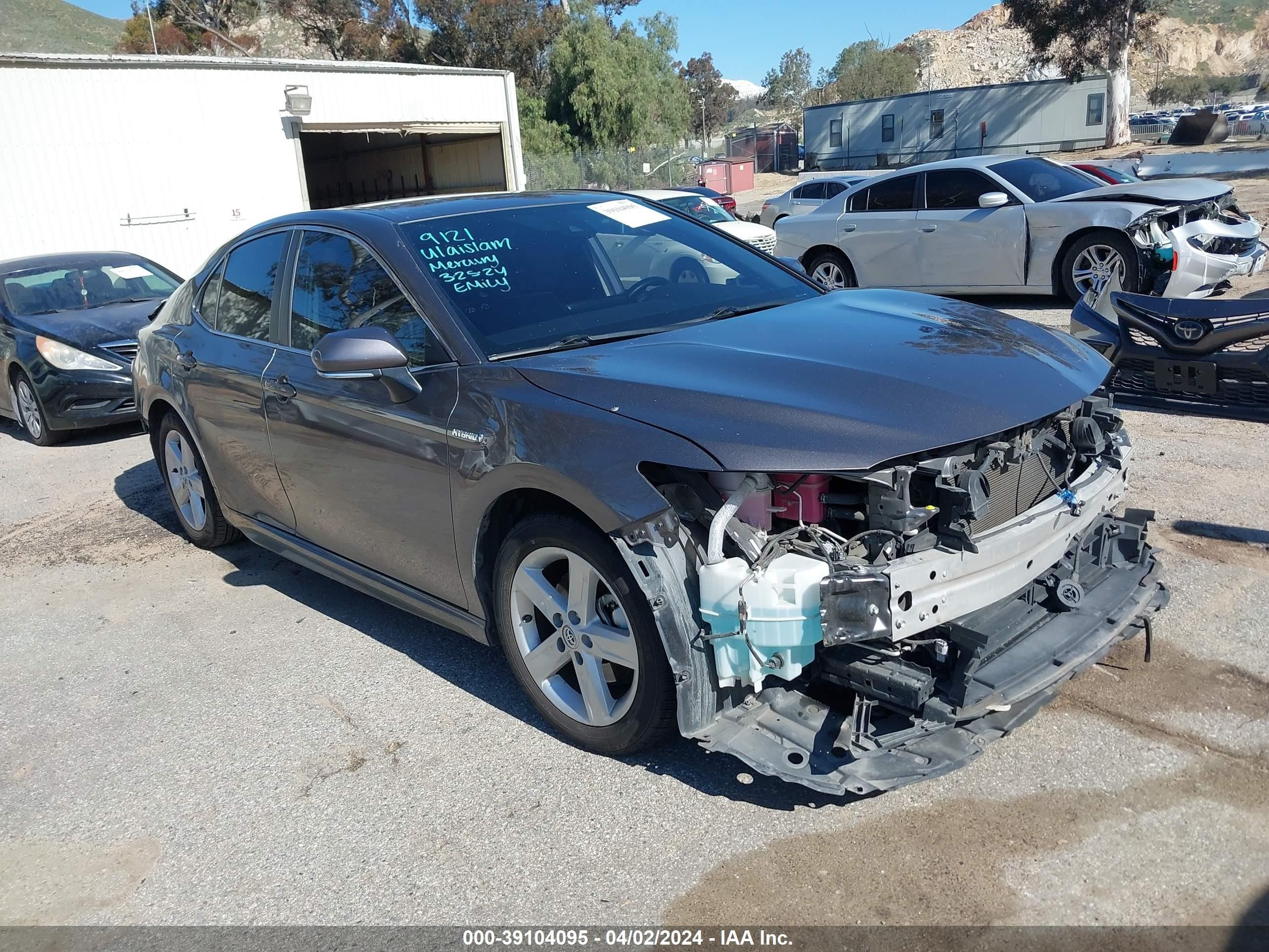 TOYOTA CAMRY 2021 4t1s31ak0mu562562