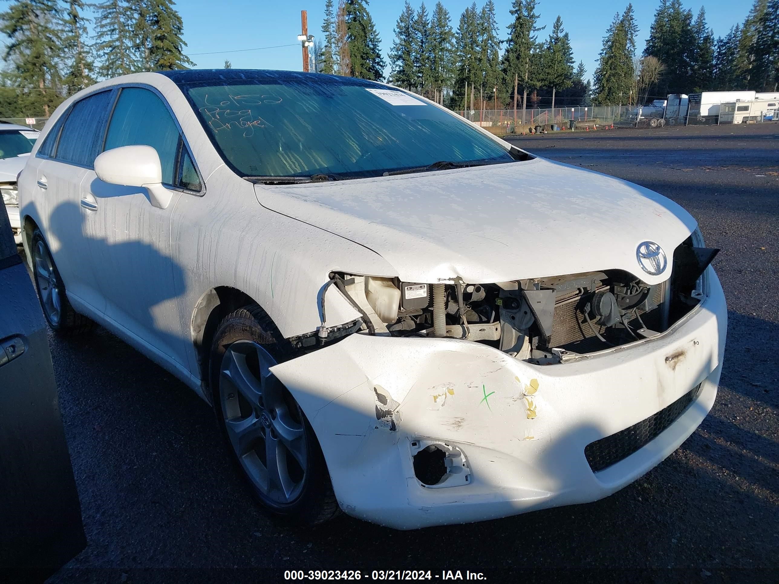 TOYOTA VENZA 2009 4t3bk11a39u006934