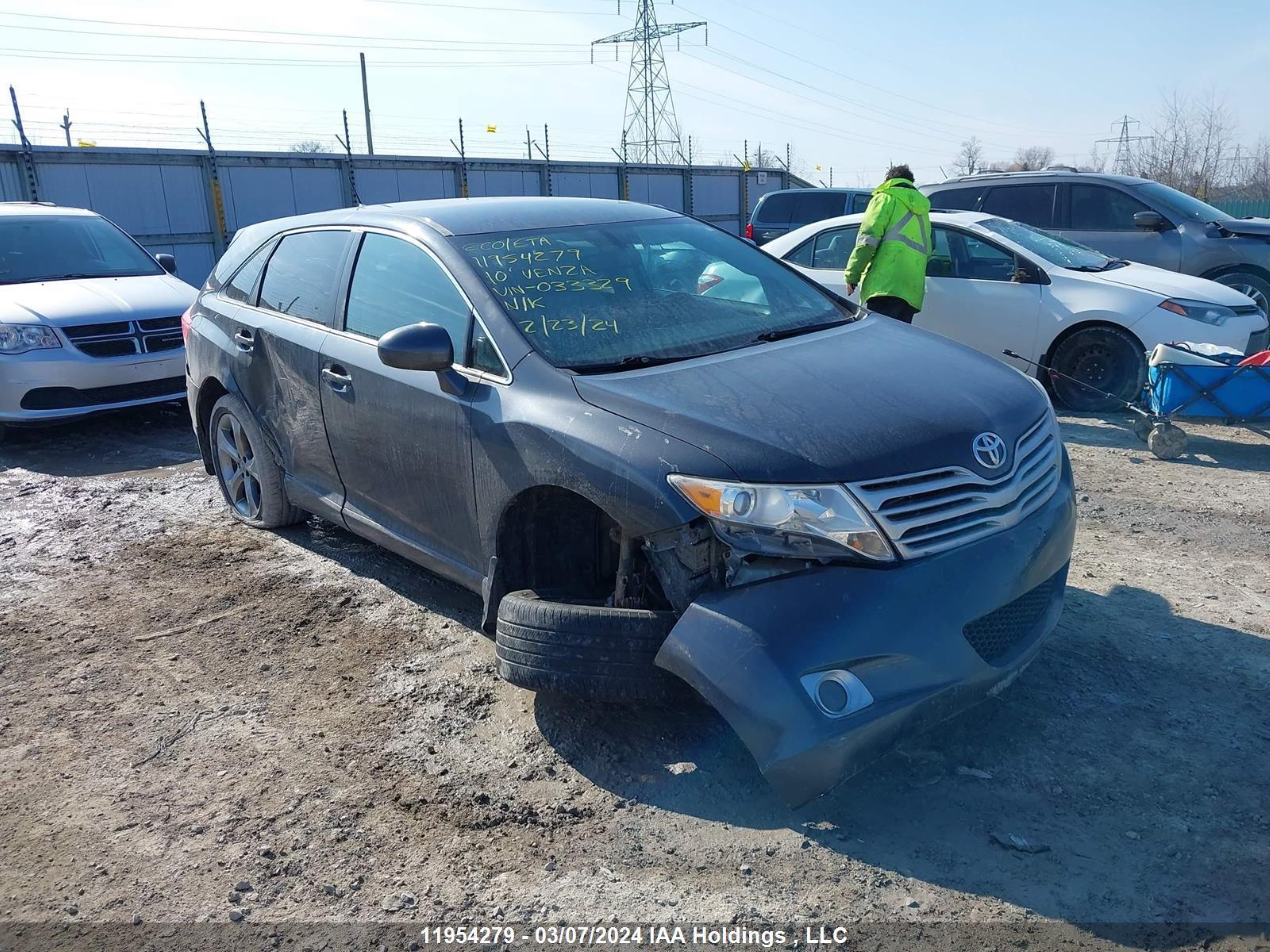 TOYOTA VENZA 2010 4t3bk3bb1au033329