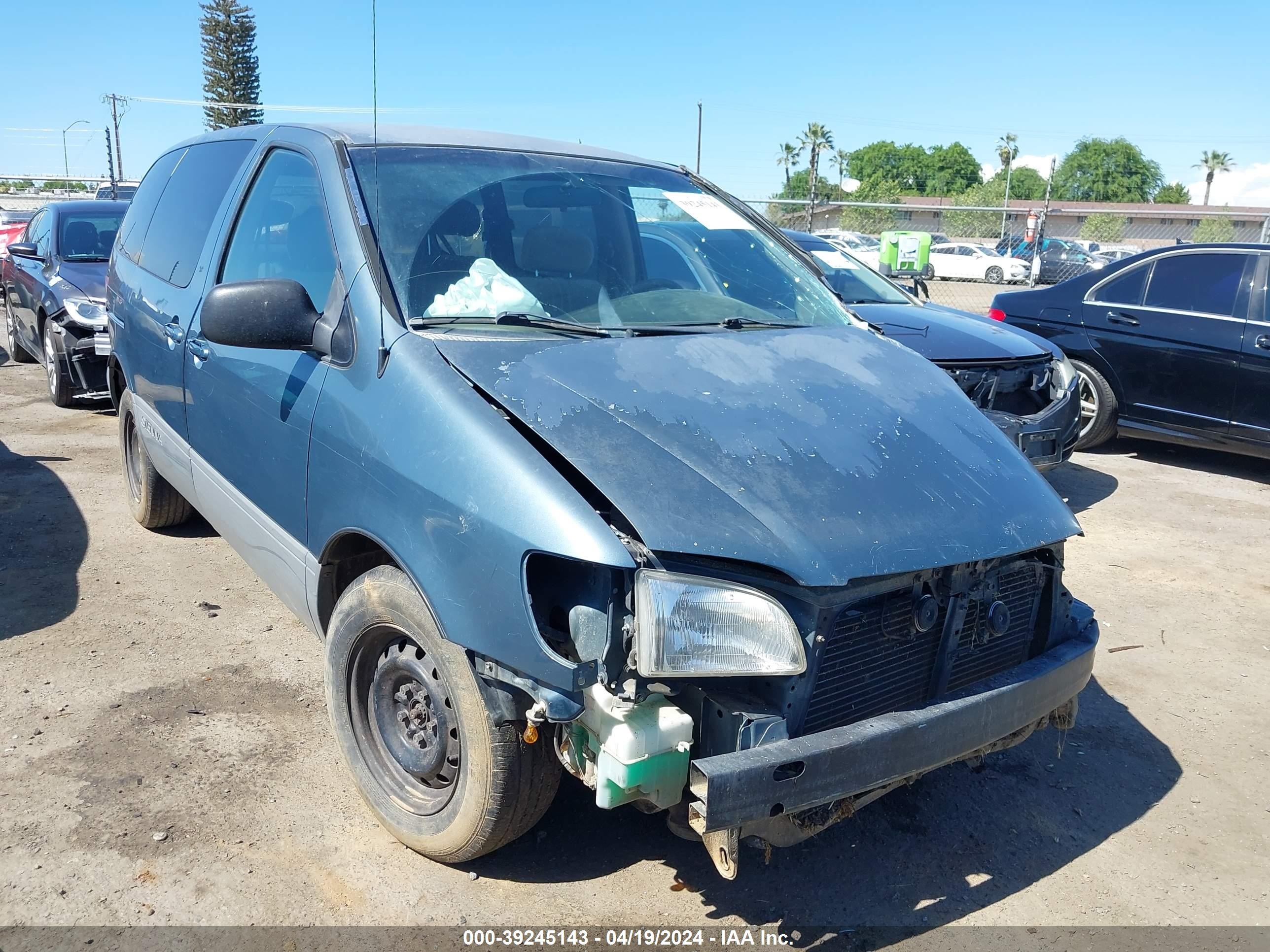 TOYOTA SIENNA 2000 4t3gf19cxyu250062