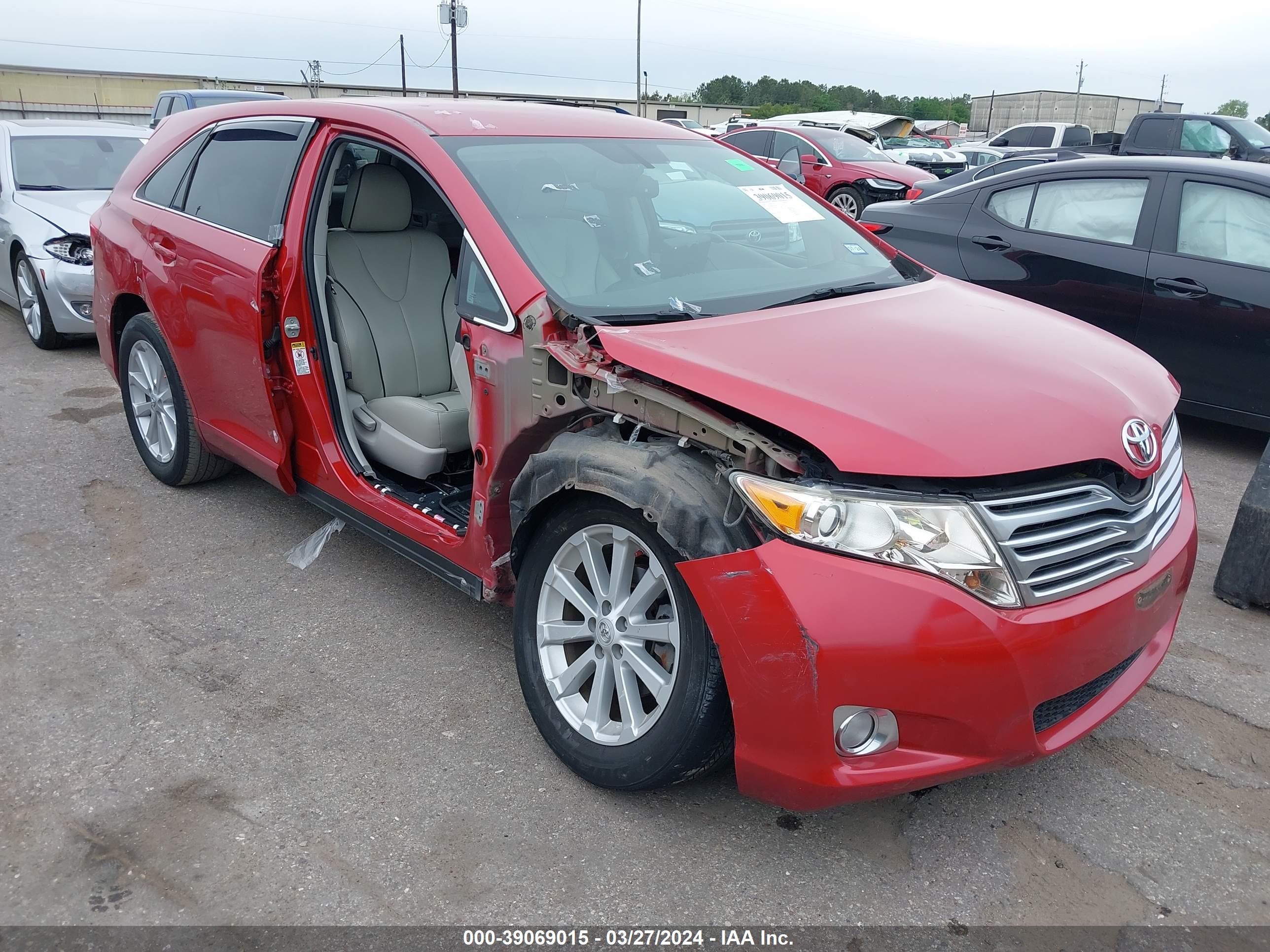 TOYOTA VENZA 2010 4t3za3bb8au022216