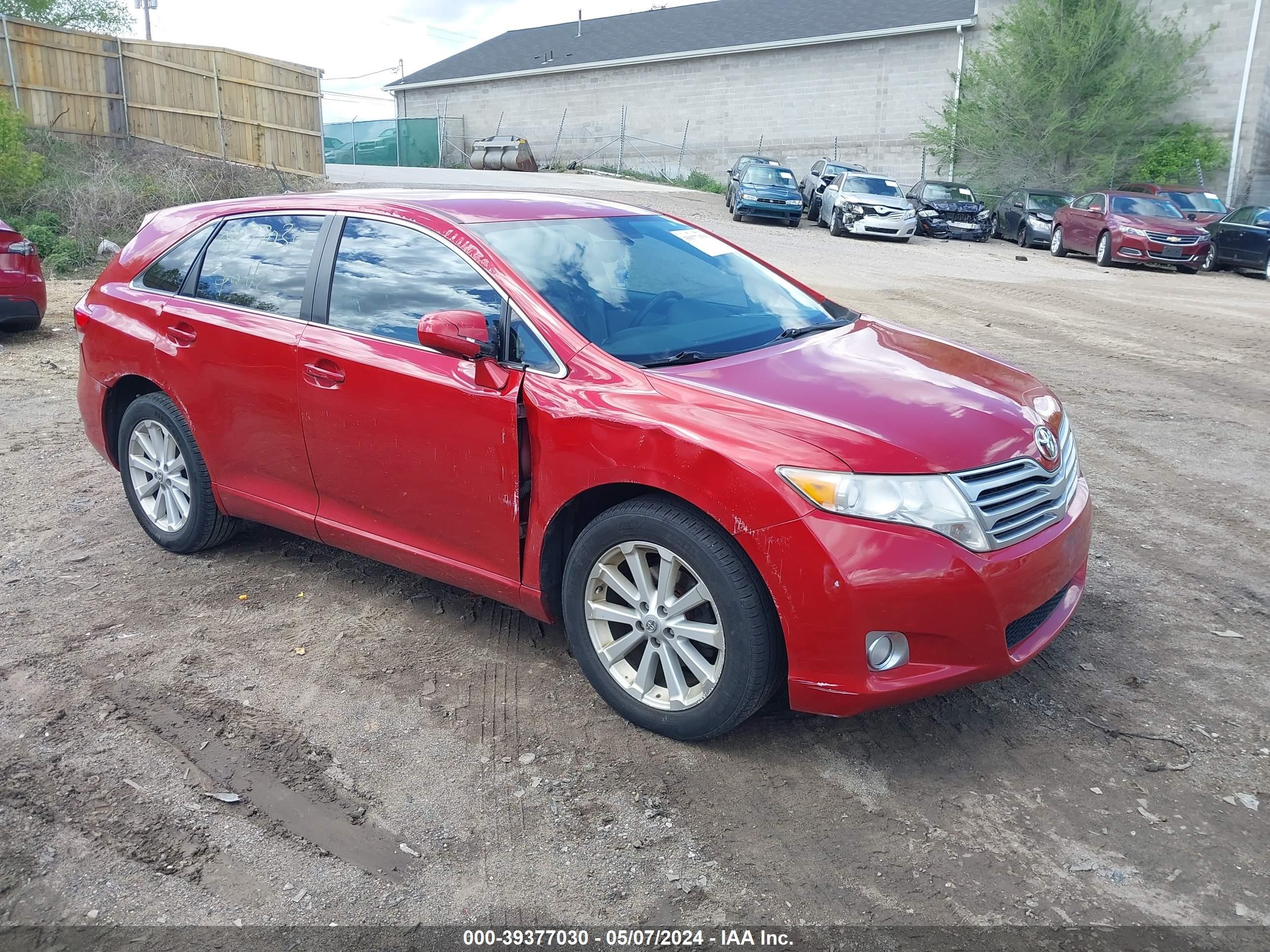 TOYOTA VENZA 2009 4t3ze11ax9u010307