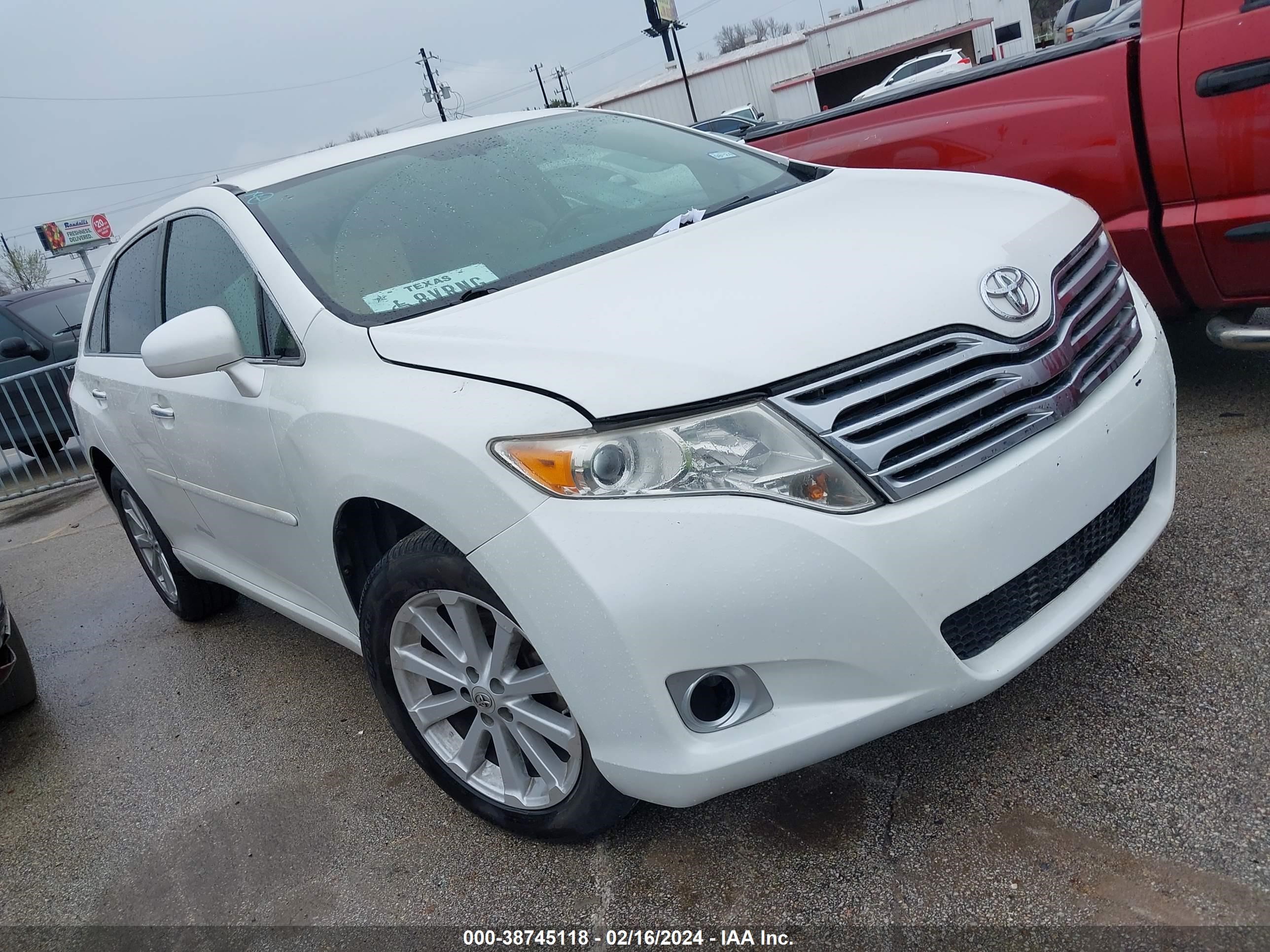 TOYOTA VENZA 2009 4t3ze11ax9u016107