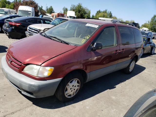 TOYOTA SIENNA LE 2002 4t3zf13c02u422611