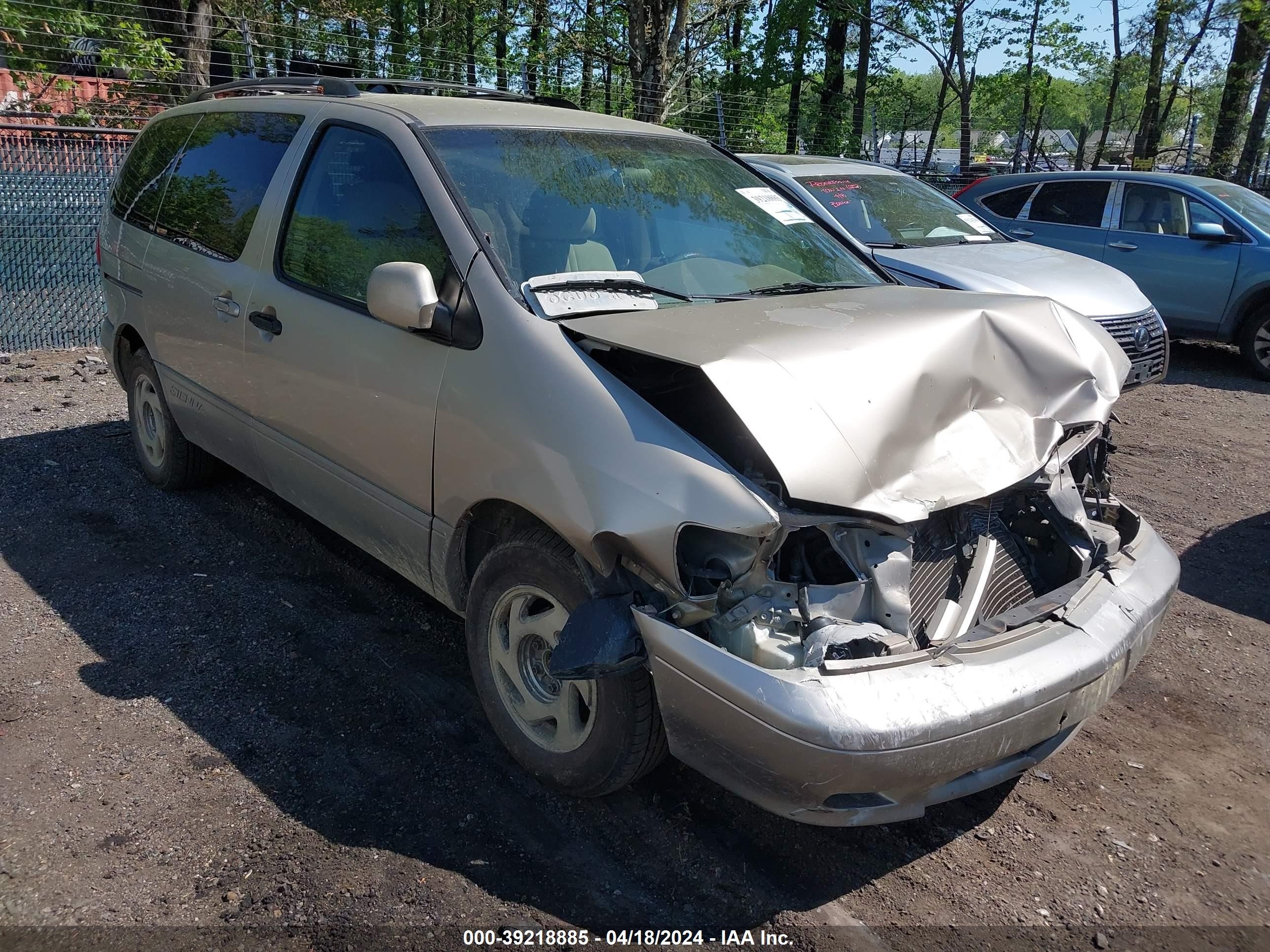 TOYOTA SIENNA 2003 4t3zf13c03u538201