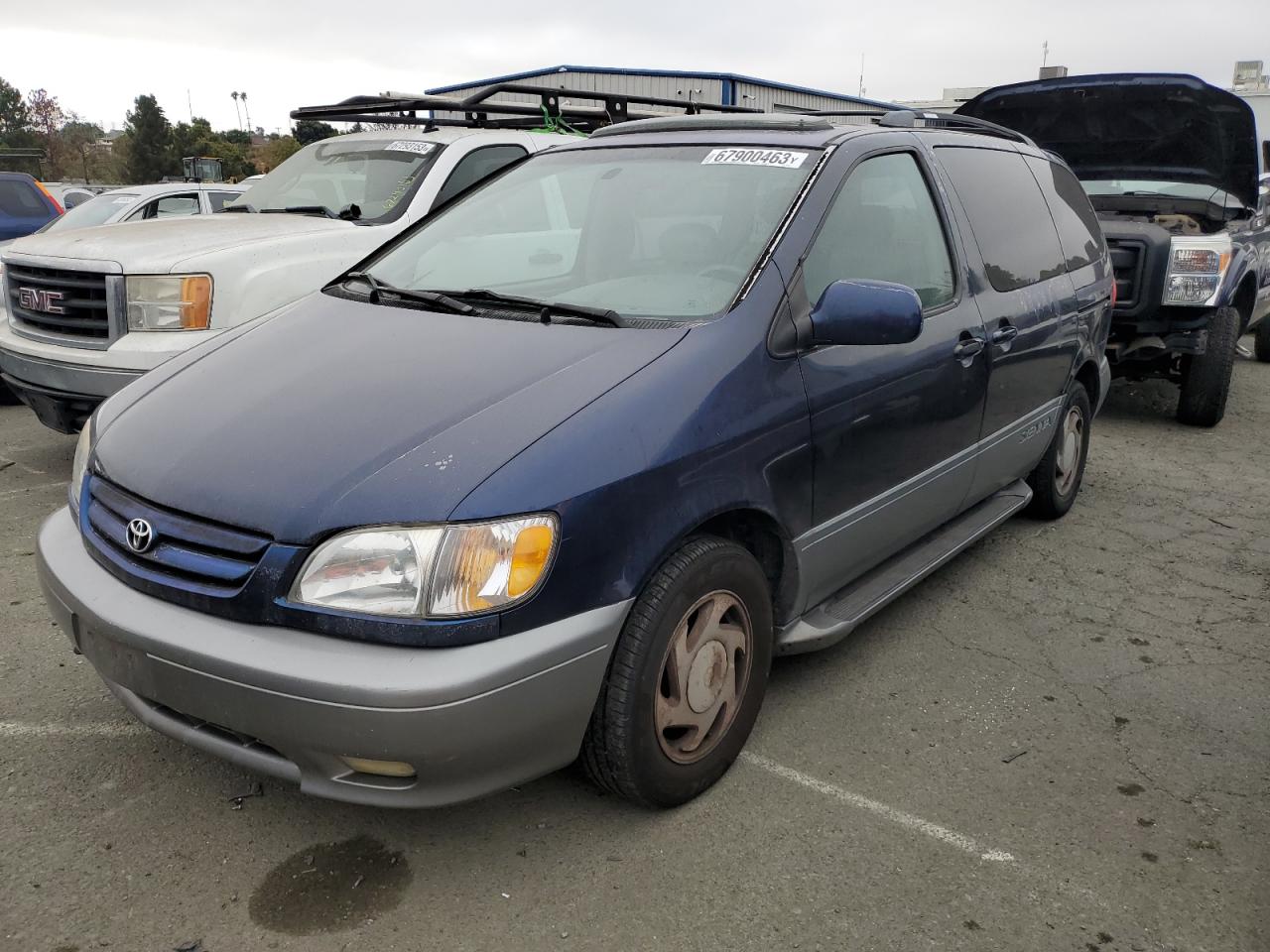 TOYOTA SIENNA 2001 4t3zf13c21u363575