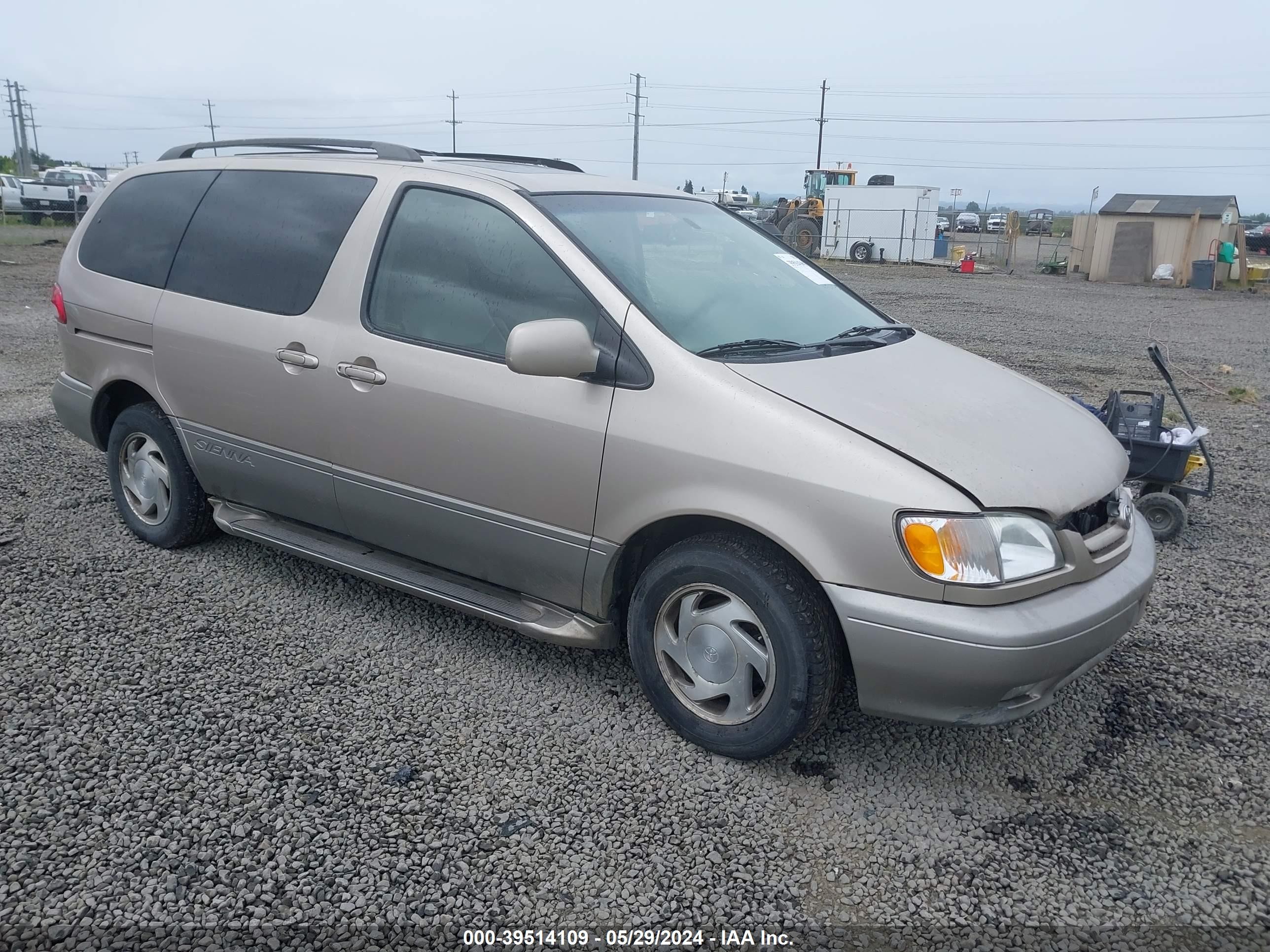 TOYOTA SIENNA 2003 4t3zf13c43u556118