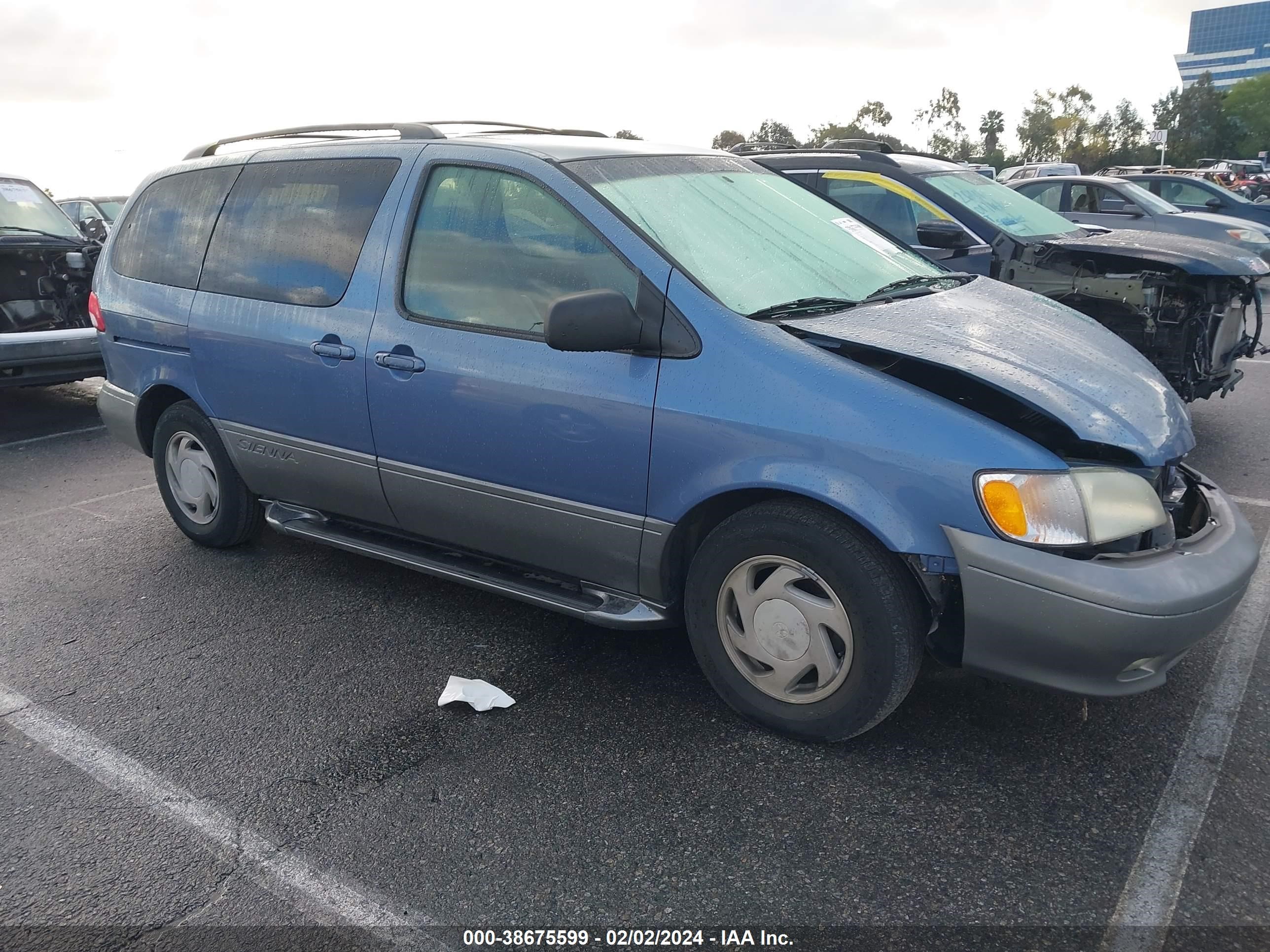 TOYOTA SIENNA 2003 4t3zf13c53u516632