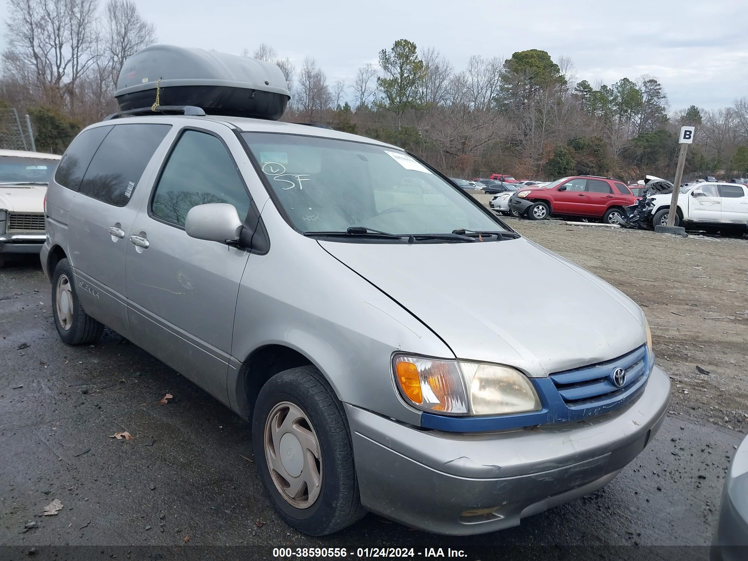 TOYOTA SIENNA 2001 4t3zf13c61u343149