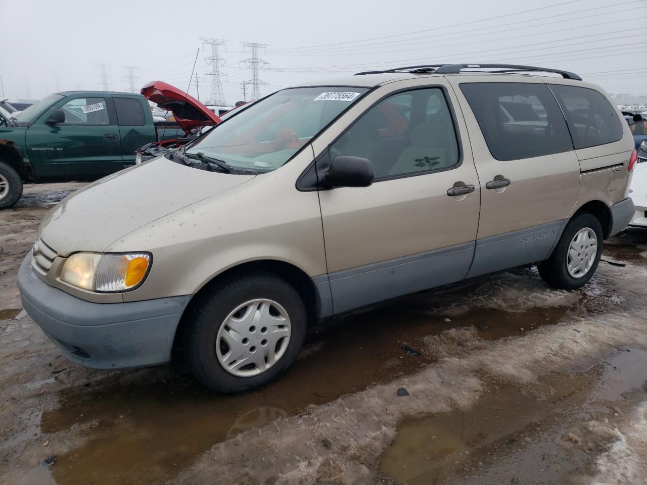 TOYOTA SIENNA 2001 4t3zf13c61u412521