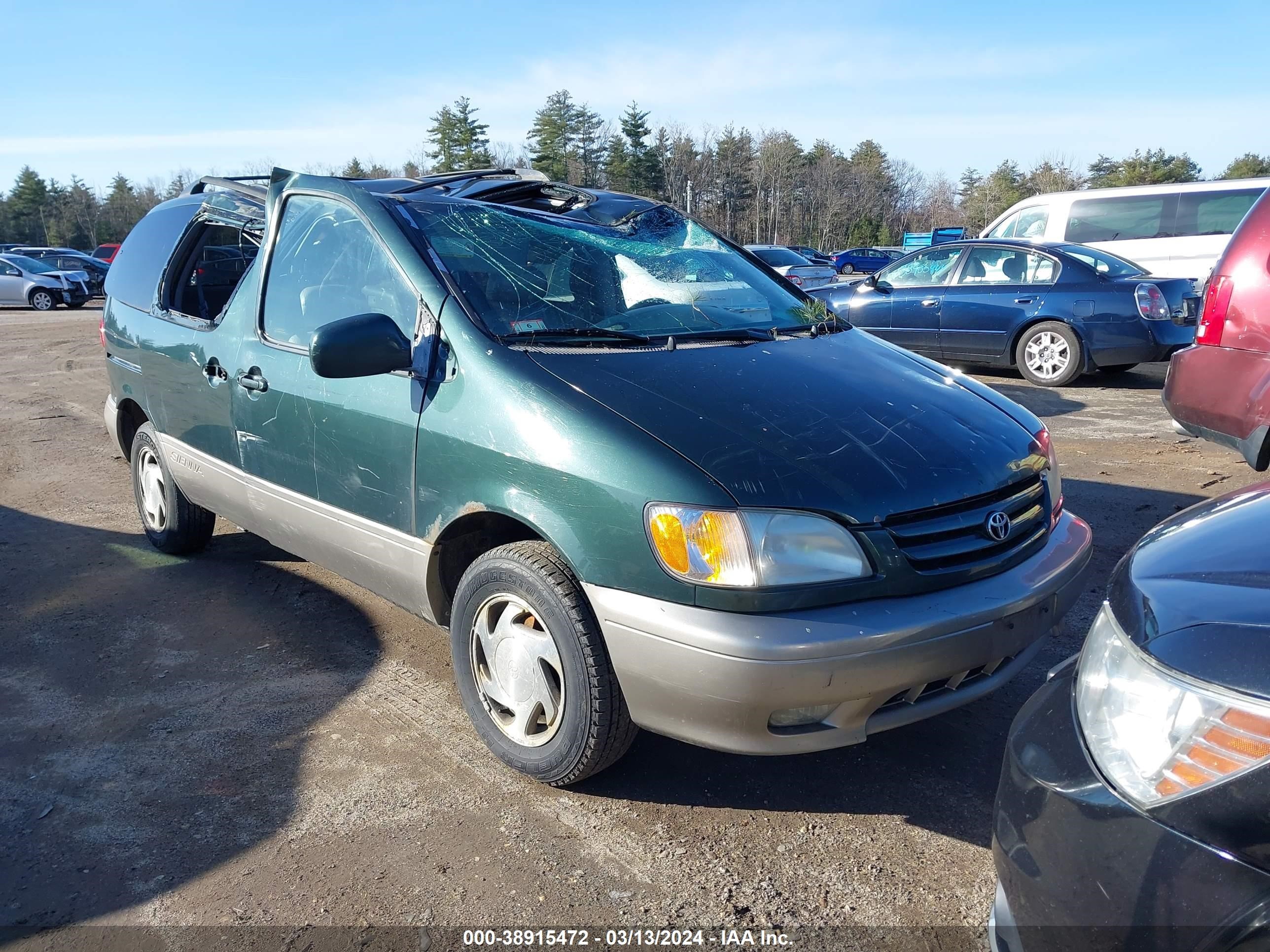 TOYOTA SIENNA 2003 4t3zf13c63u521239