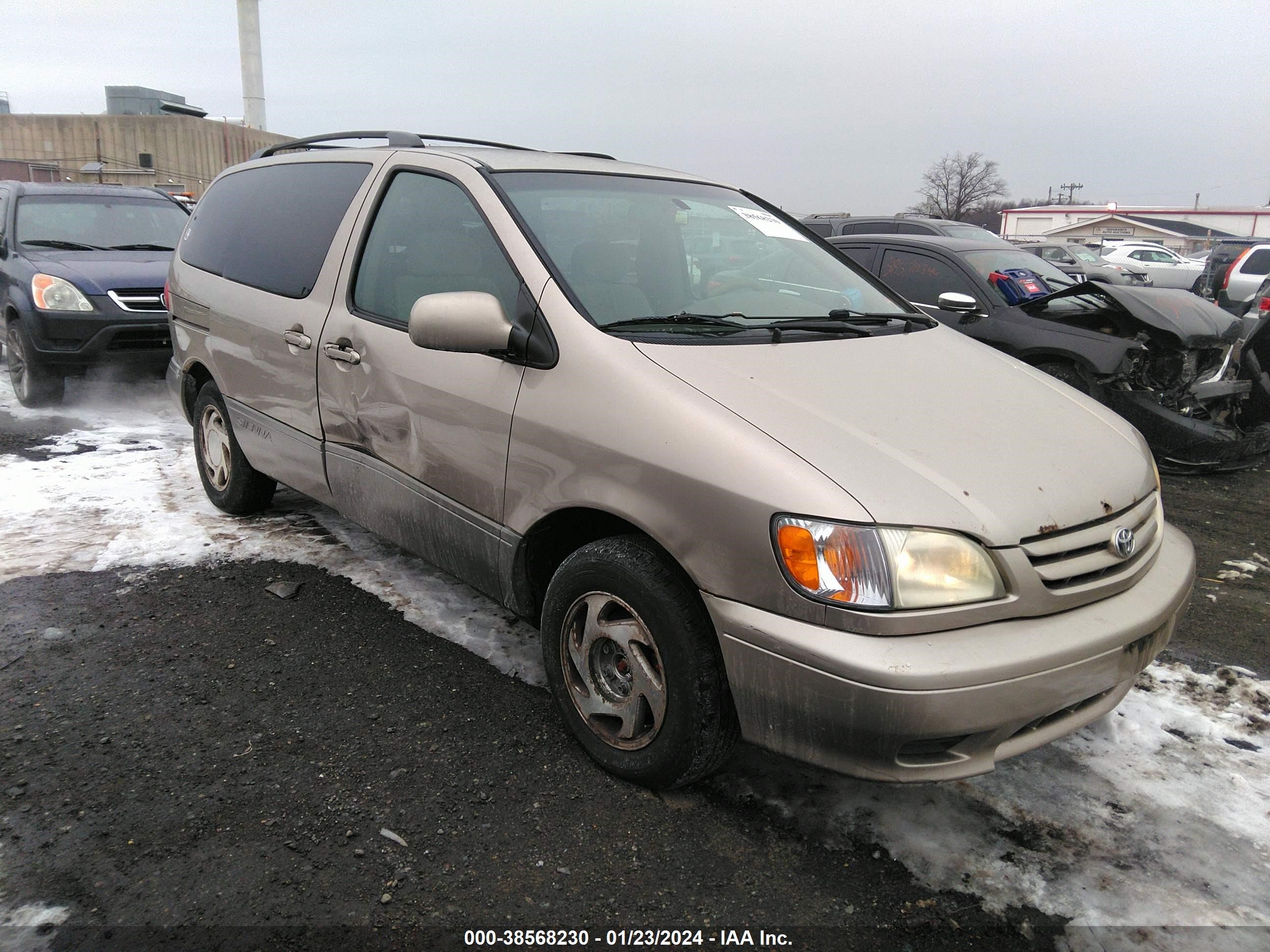 TOYOTA SIENNA 2003 4t3zf13c63u545704