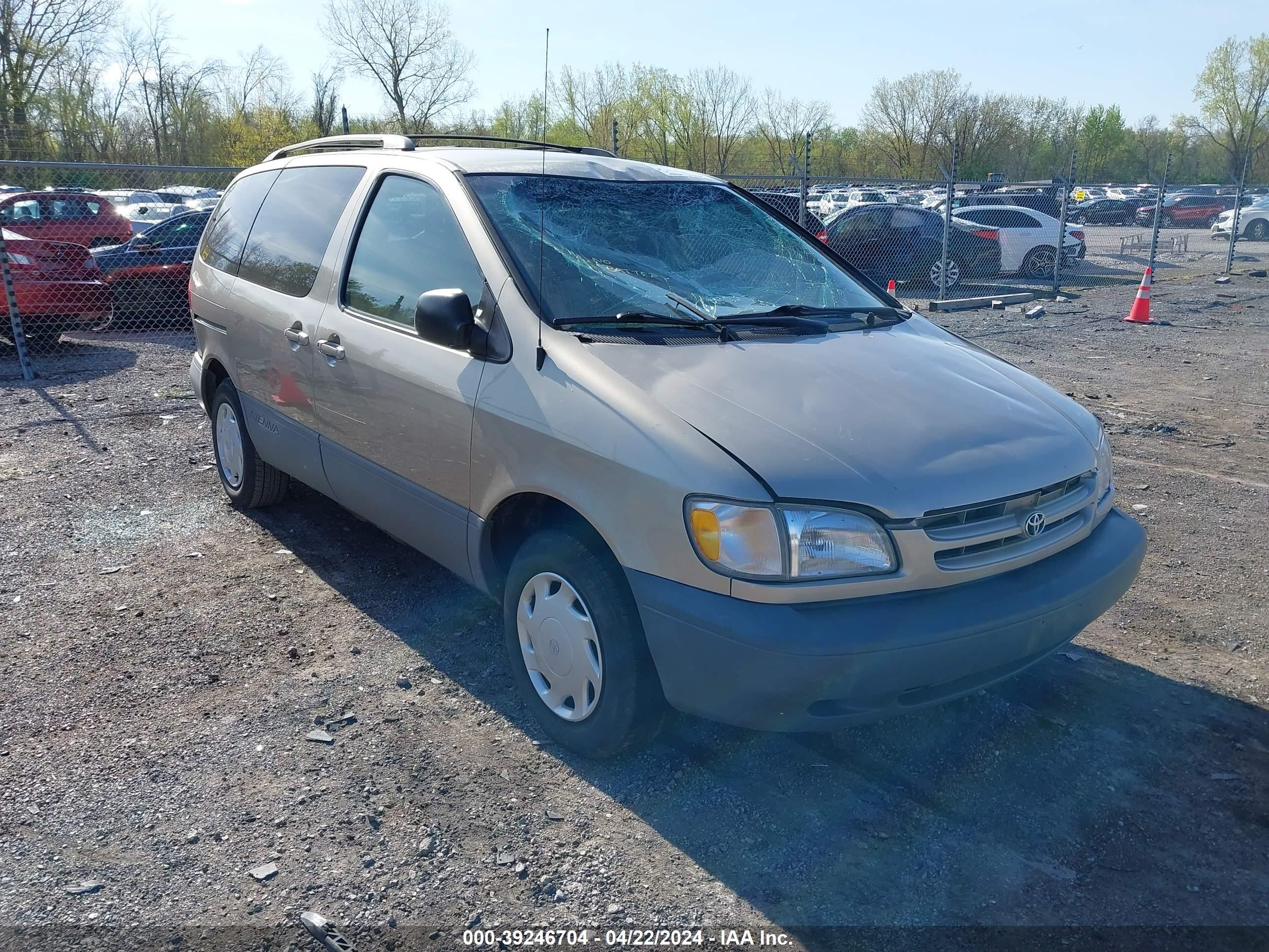 TOYOTA SIENNA 2000 4t3zf13c8yu247856