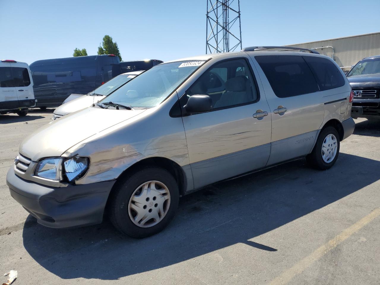 TOYOTA SIENNA 2001 4t3zf13c91u332078