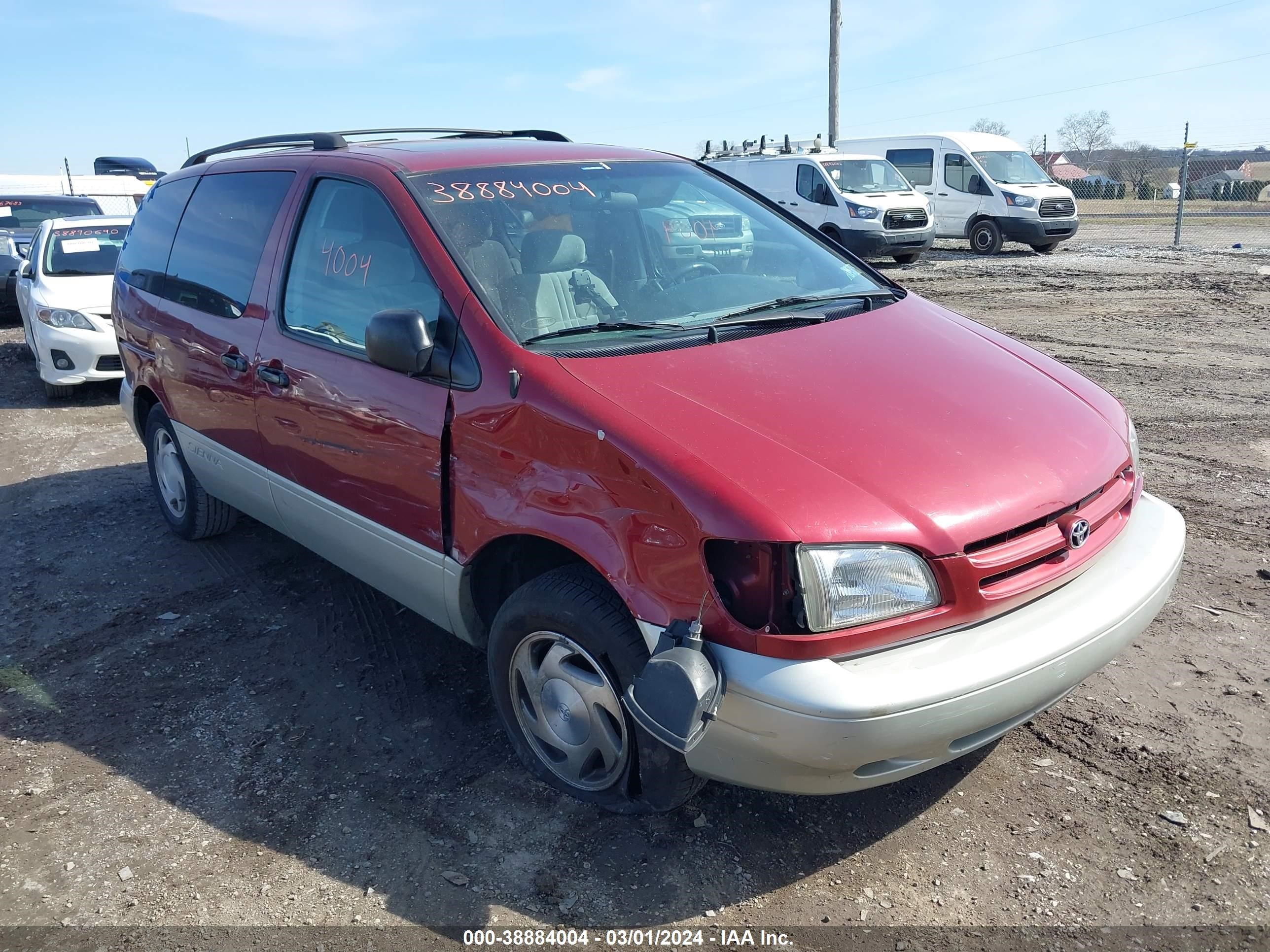 TOYOTA SIENNA 1998 4t3zf13c9wu045184