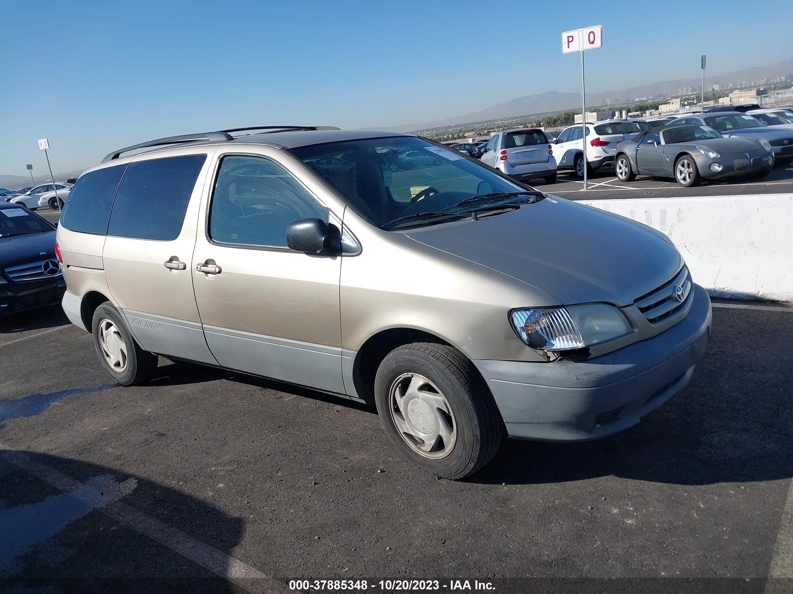 TOYOTA SIENNA 2001 4t3zf13cx1u341808