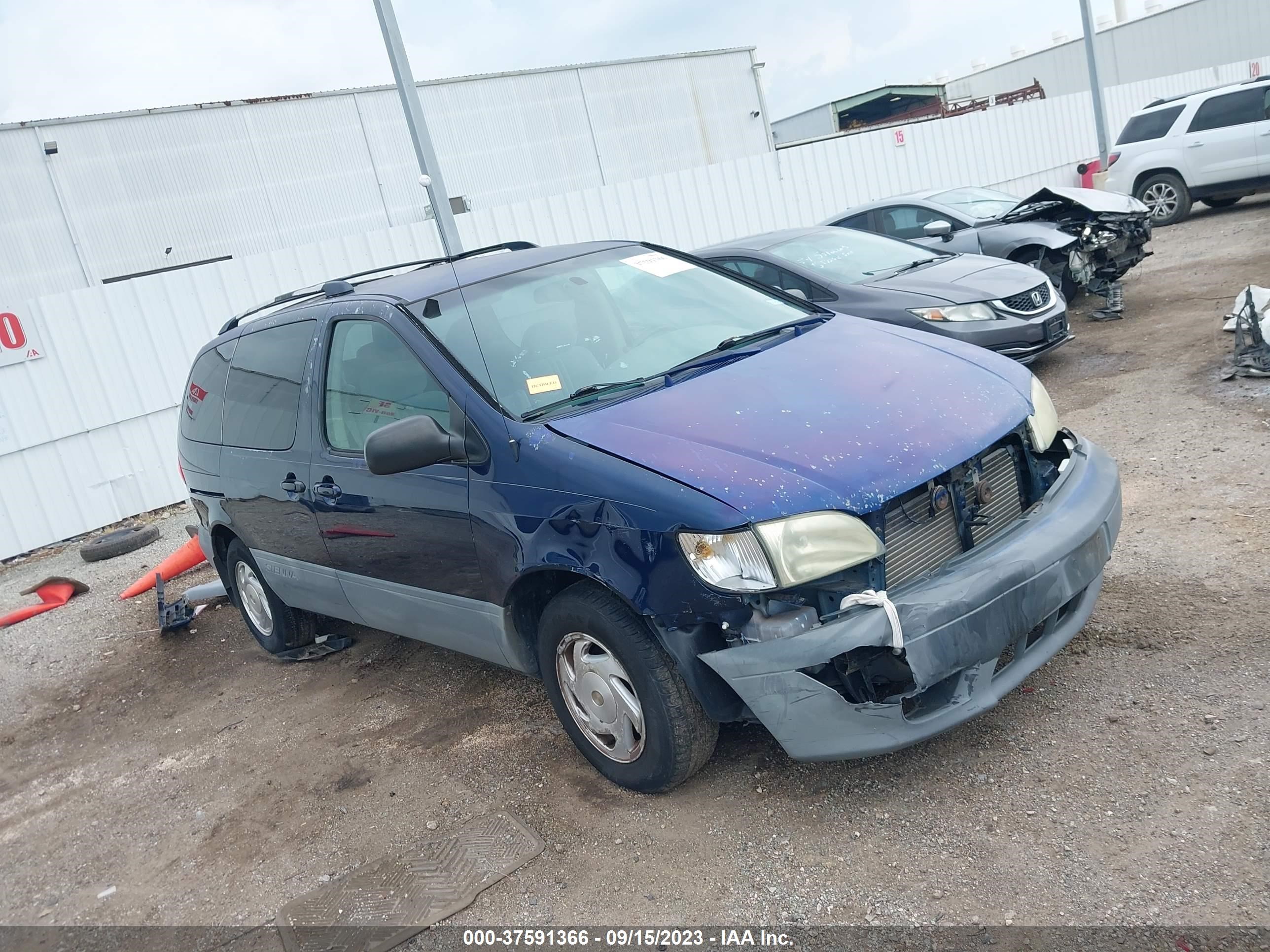 TOYOTA SIENNA 2002 4t3zf13cx2u448553