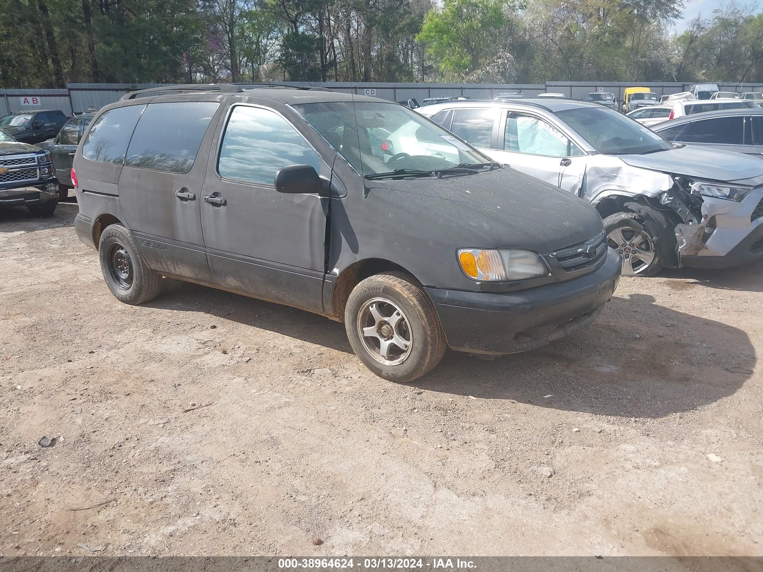 TOYOTA SIENNA 2003 4t3zf19c03u514262