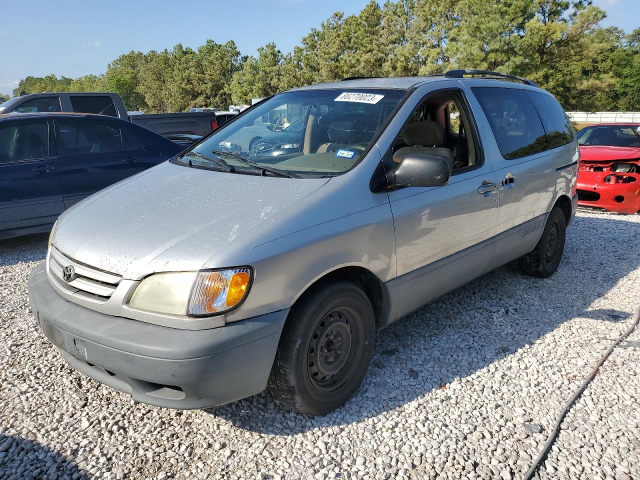 TOYOTA SIENNA 2003 4t3zf19c03u536617