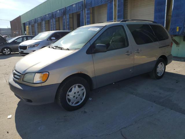 TOYOTA SIENNA CE 2002 4t3zf19c72u505394