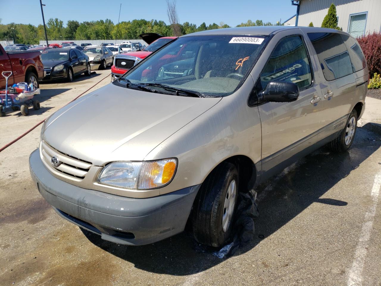 TOYOTA SIENNA 2001 4t3zf19c81u320835