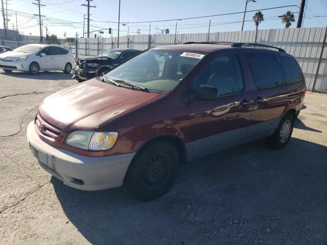 TOYOTA SIENNA CE 2002 4t3zf19cx2u458085