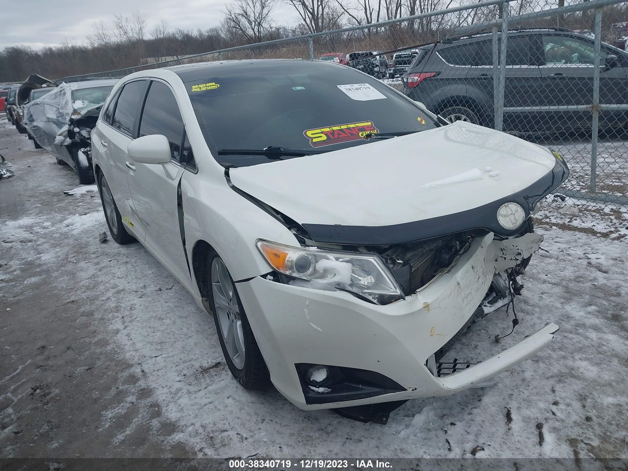 TOYOTA VENZA 2009 4t3zk11a49u001367