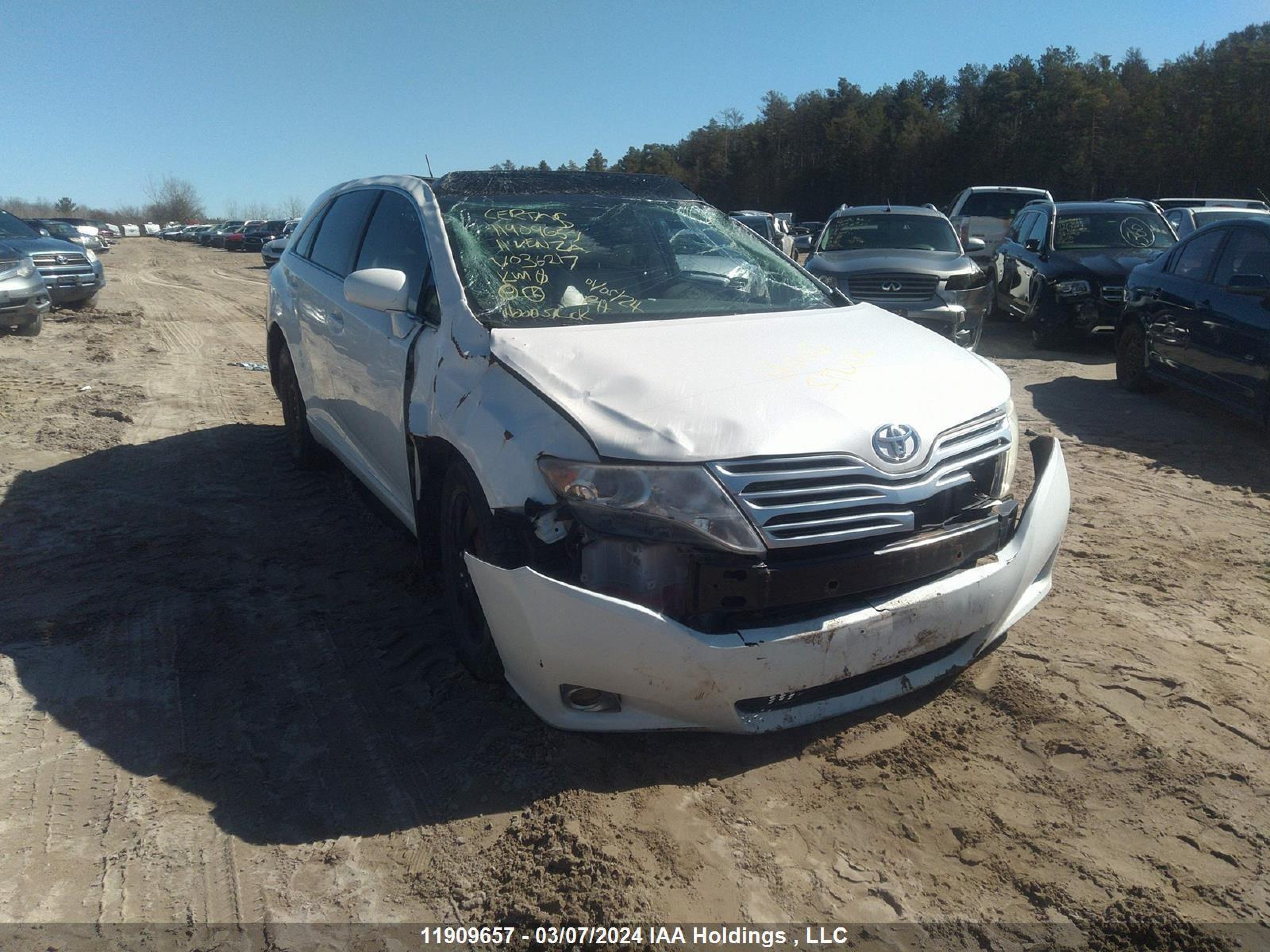 TOYOTA VENZA 2011 4t3zk3bb5bu036217