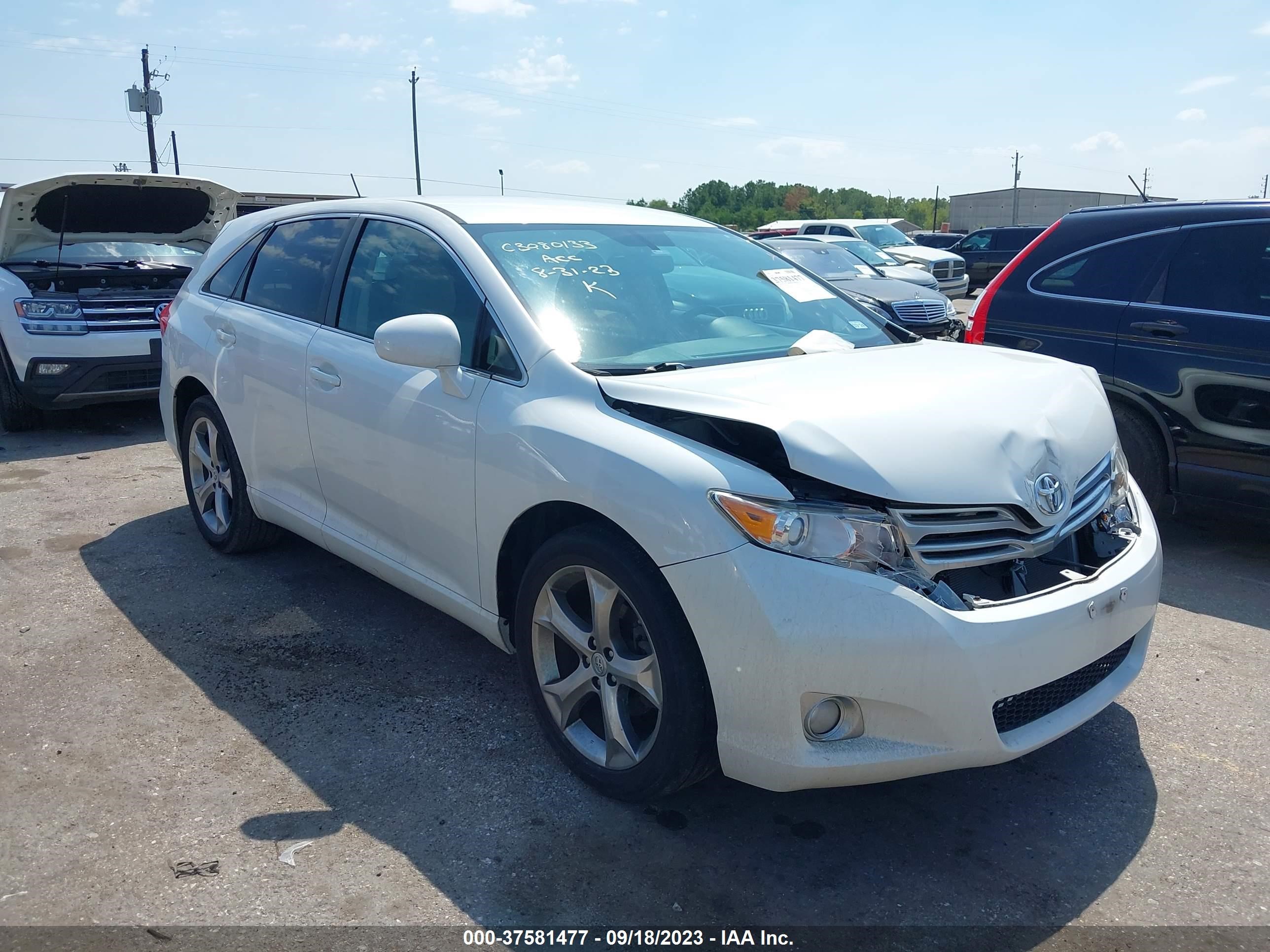 TOYOTA VENZA 2012 4t3zk3bbxcu047733