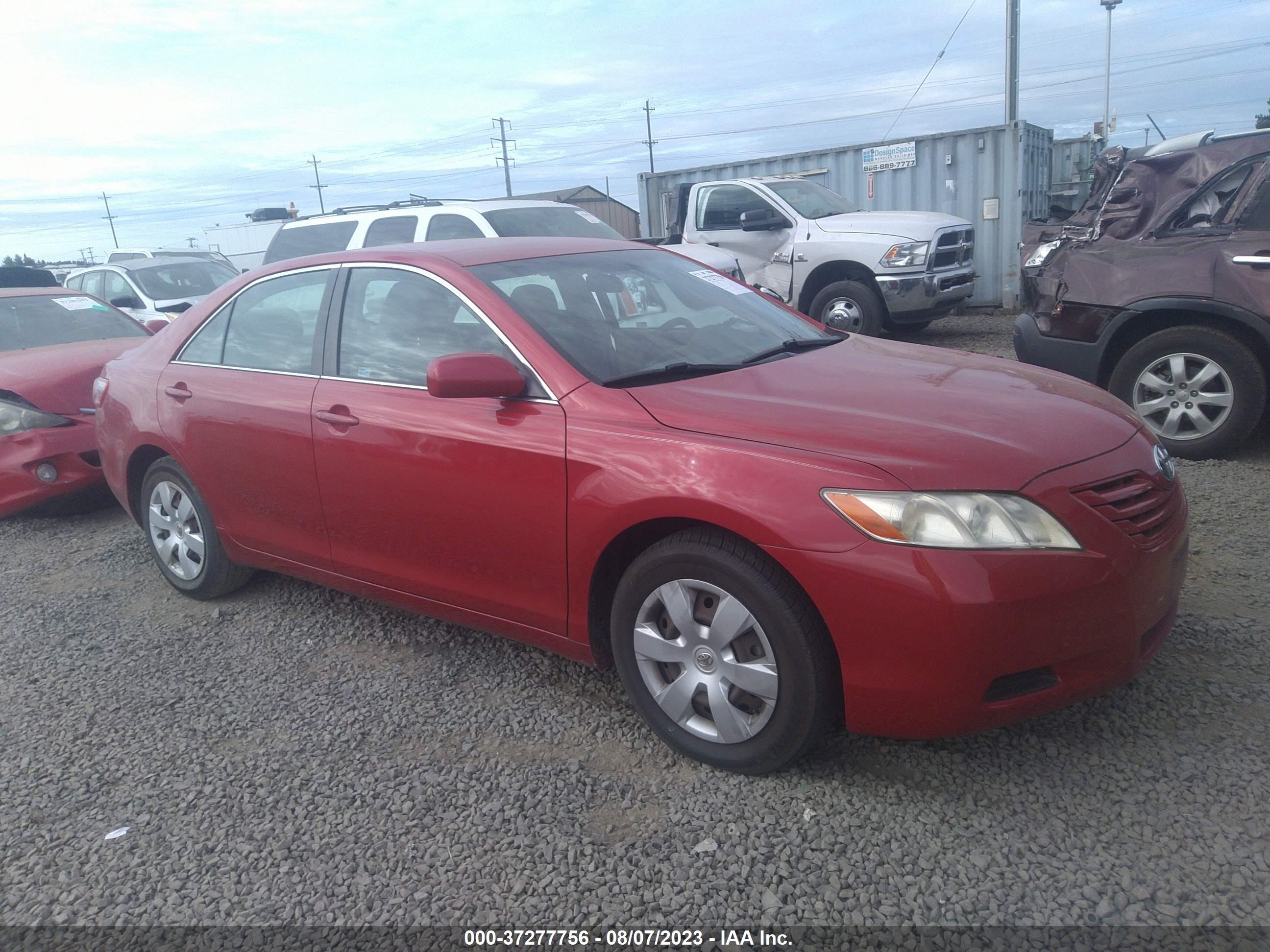 TOYOTA CAMRY 2008 4t4be46k18r030155