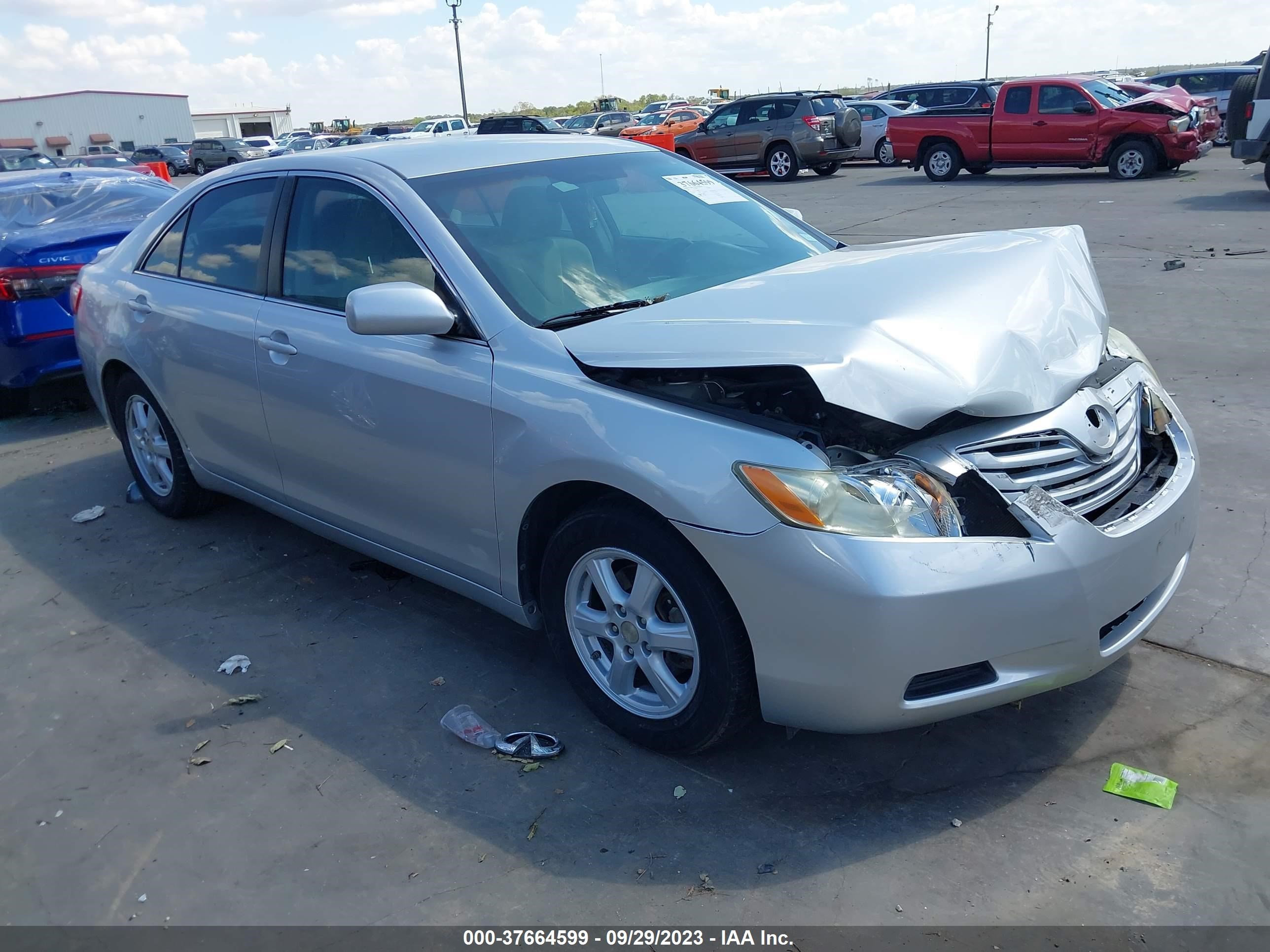 TOYOTA CAMRY 2008 4t4be46k58r037013