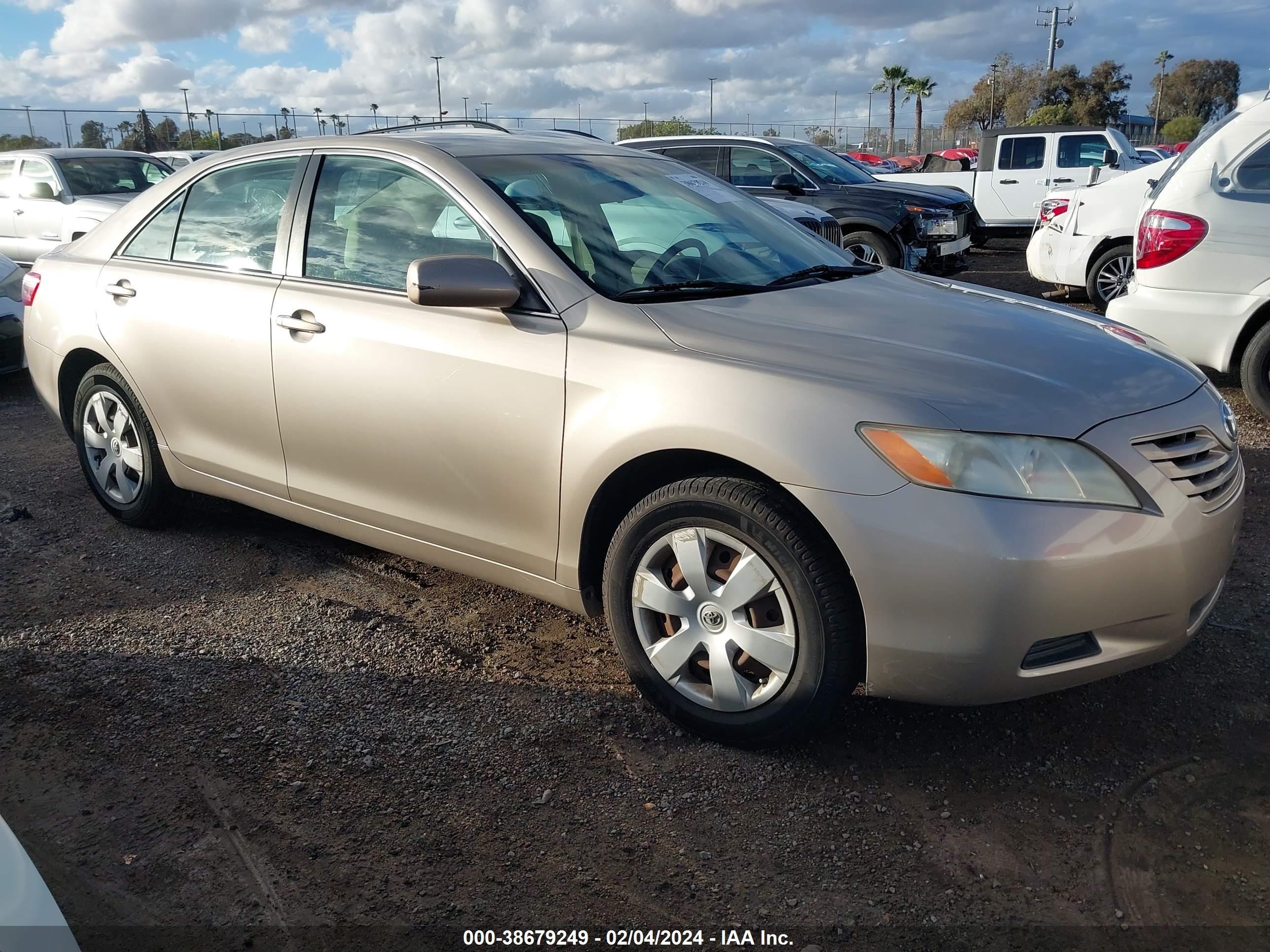 TOYOTA CAMRY 2008 4t4be46k68r026134