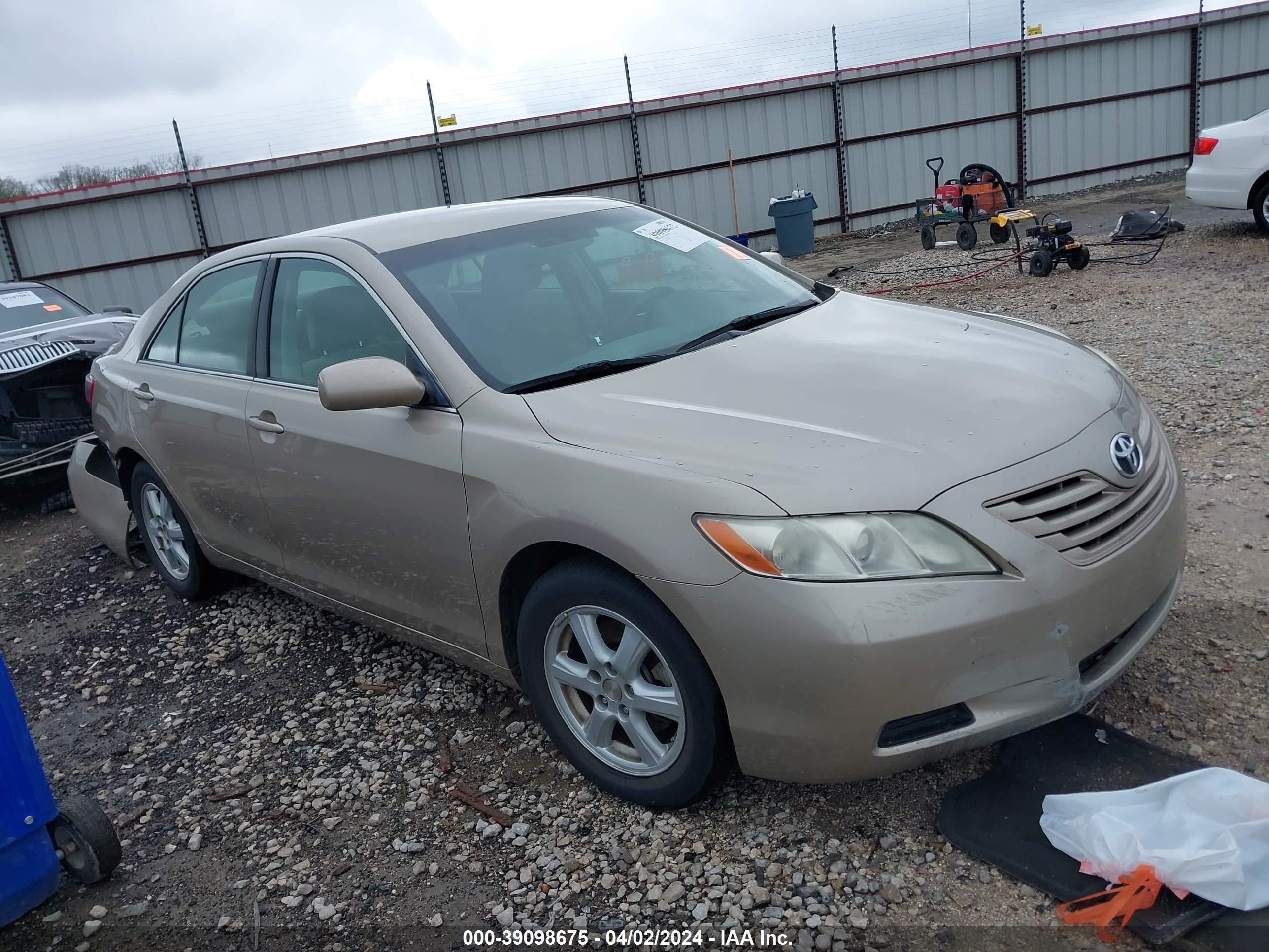 TOYOTA CAMRY 2007 4t4be46k87r004182