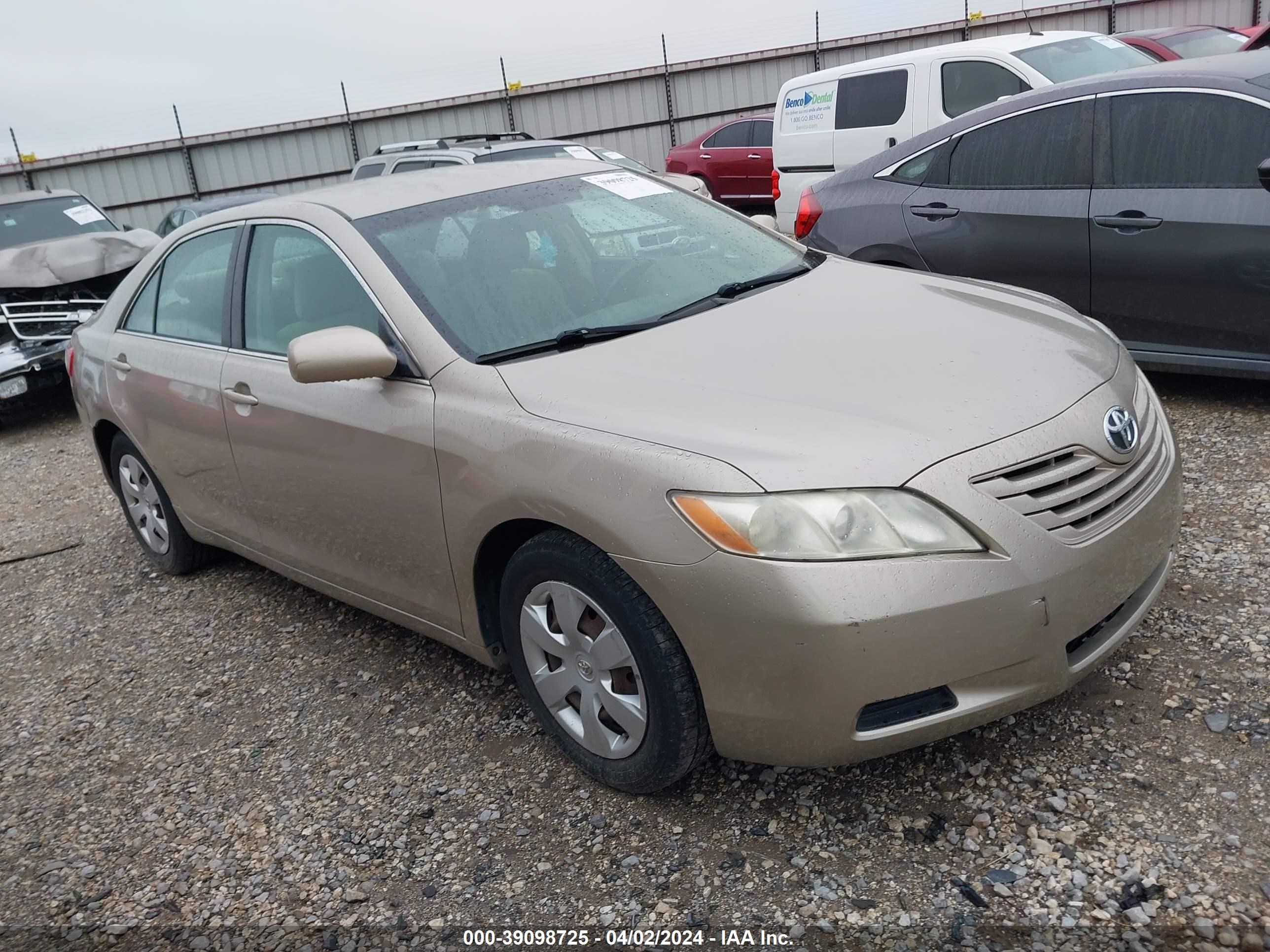 TOYOTA CAMRY 2008 4t4be46k88r022487