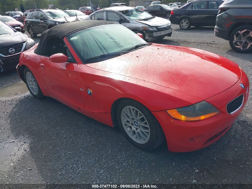 BMW Z4 2003 4usbt33463lr64387