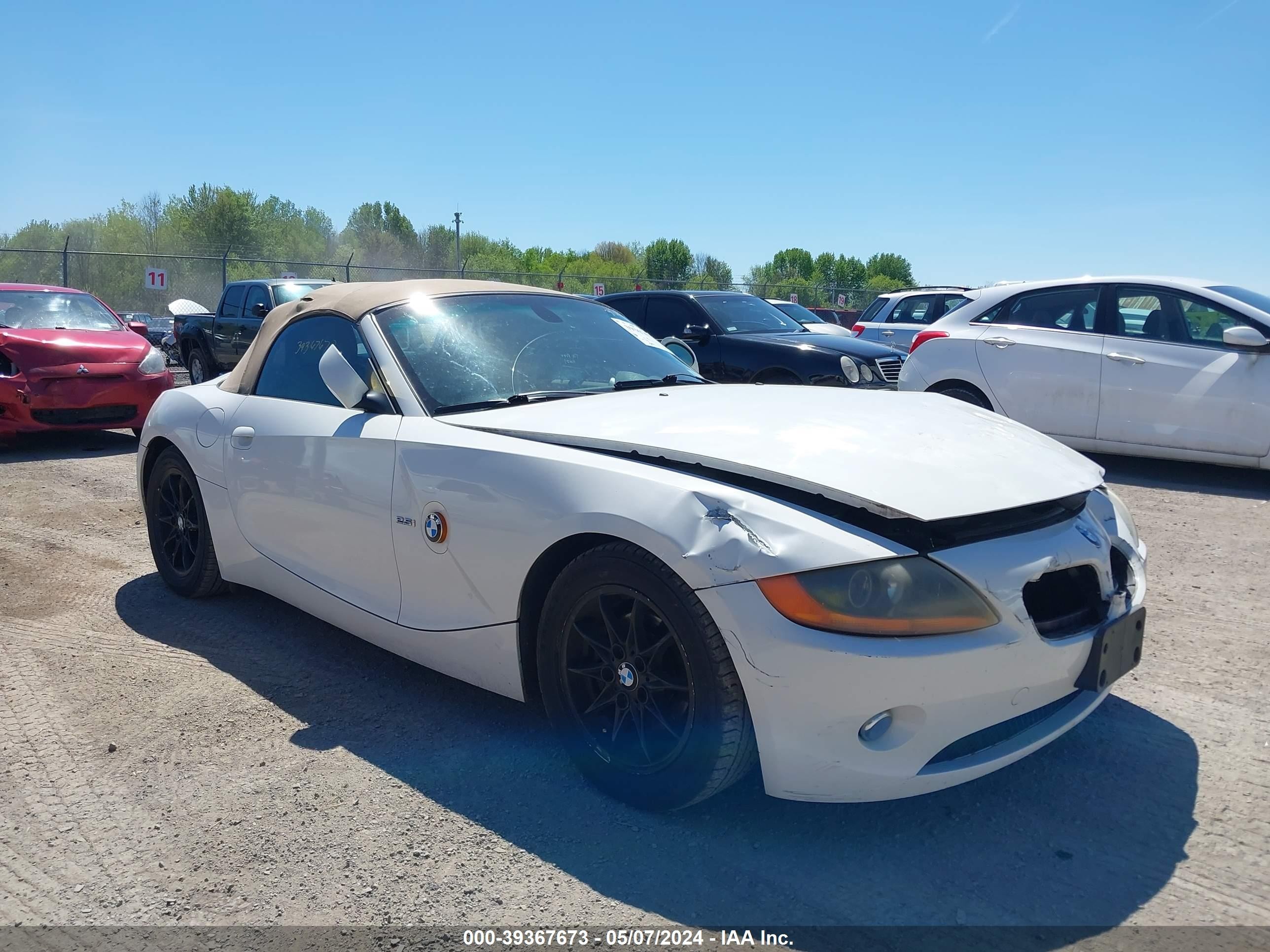 BMW Z4 2004 4usbt33504ls49809